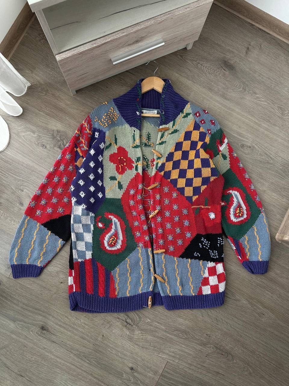 Japanese Brand × Vintage Vintage Japanese Cardigan Distressed Knit Vanessa. A Sweater Size US XL / EU 56 / 4 - 3 Thumbnail