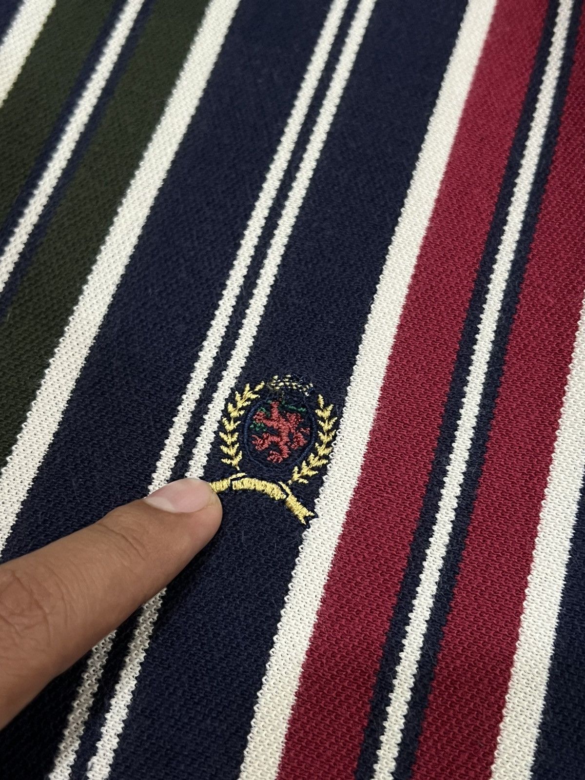 Tommy Hilfiger Tommy Hilfiger Stripes Multi Colour Polo Tees Size US M / EU 48-50 / 2 - 4 Thumbnail
