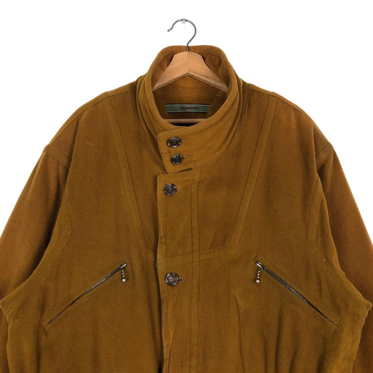 Hugo Boss 🔥VINTAGE HUGO BOSS MADE IN ITALY BIKER JACKET MULTI POCKETS Size US M / EU 48-50 / 2 - 5 Thumbnail