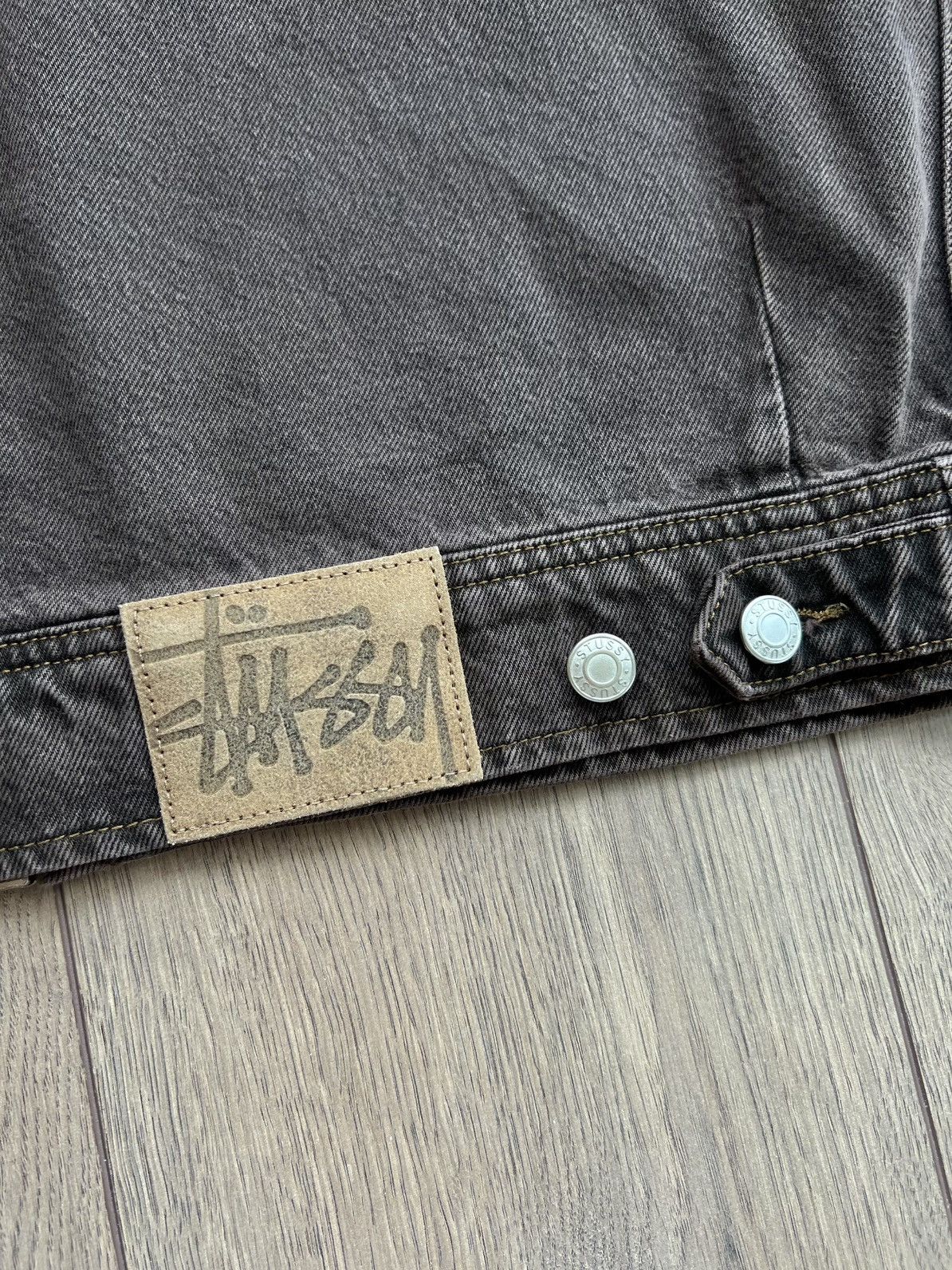 Stussy Stussy Denim Zip Work Jacket Espresso Large Size US L / EU 52-54 / 3 - 5 Thumbnail