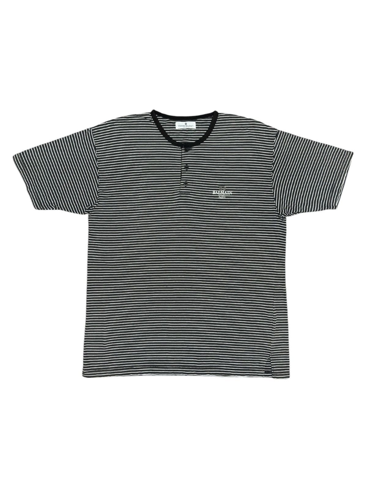 Pierre Balmain Pierre Balmain Striped Hanley Tee Size US L / EU 52-54 / 3 - 1 Thumbnail