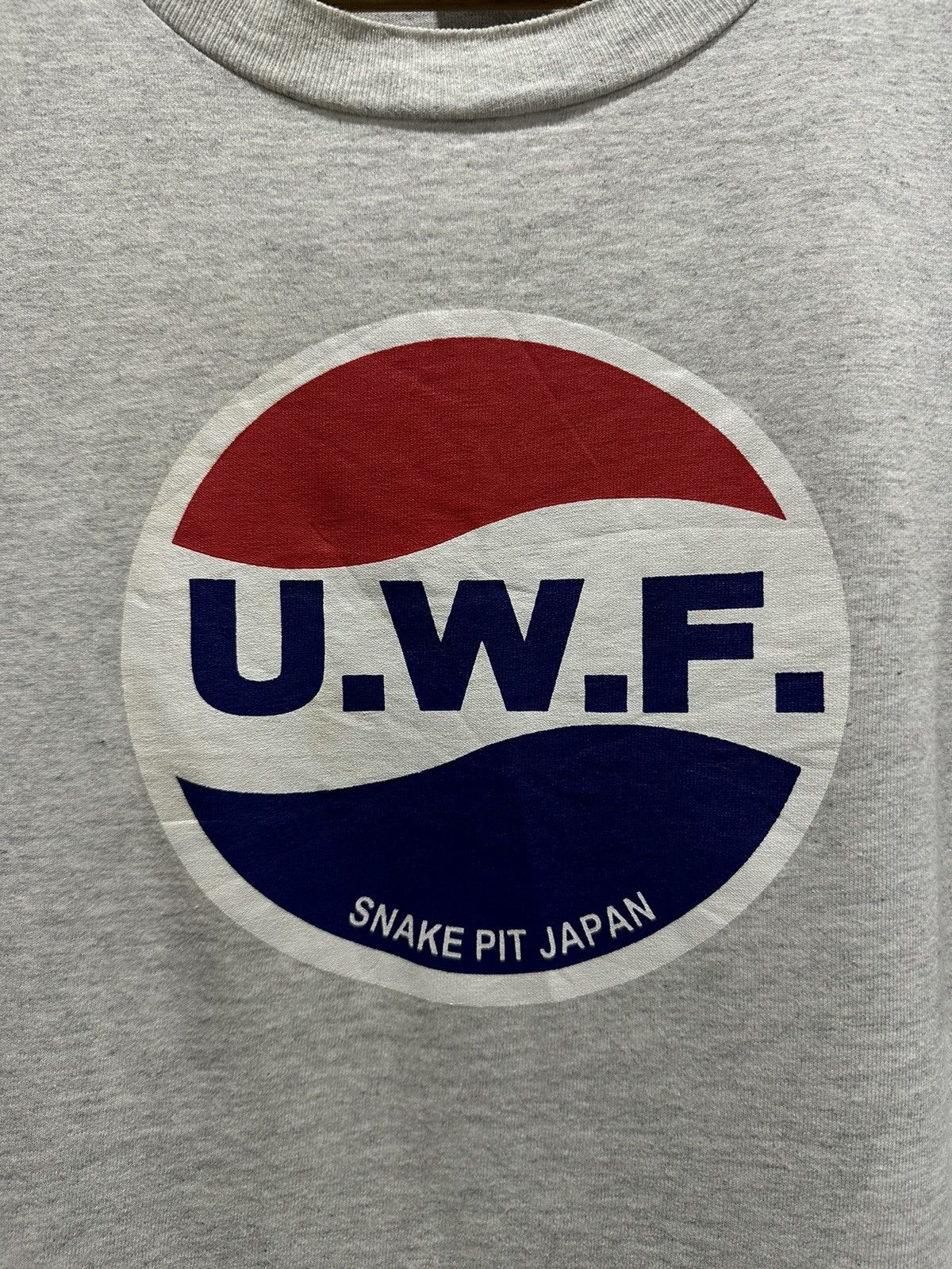 Vintage × WWE × WWF Vintage 90s UWF Snake Pit Japan Wrestling Tee Size US M / EU 48-50 / 2 - 4 Thumbnail
