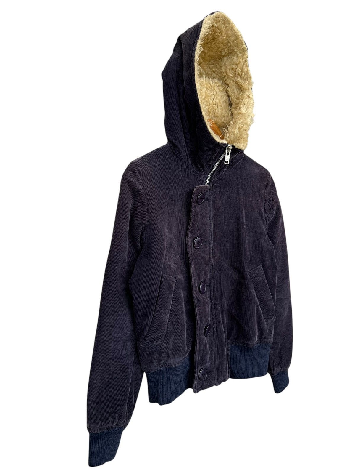 Issey Miyake Issey Miyake Sunaokuwahara Corduroy Fleece Hoodie Jacket Size US S / EU 44-46 / 1 - 2 Thumbnail