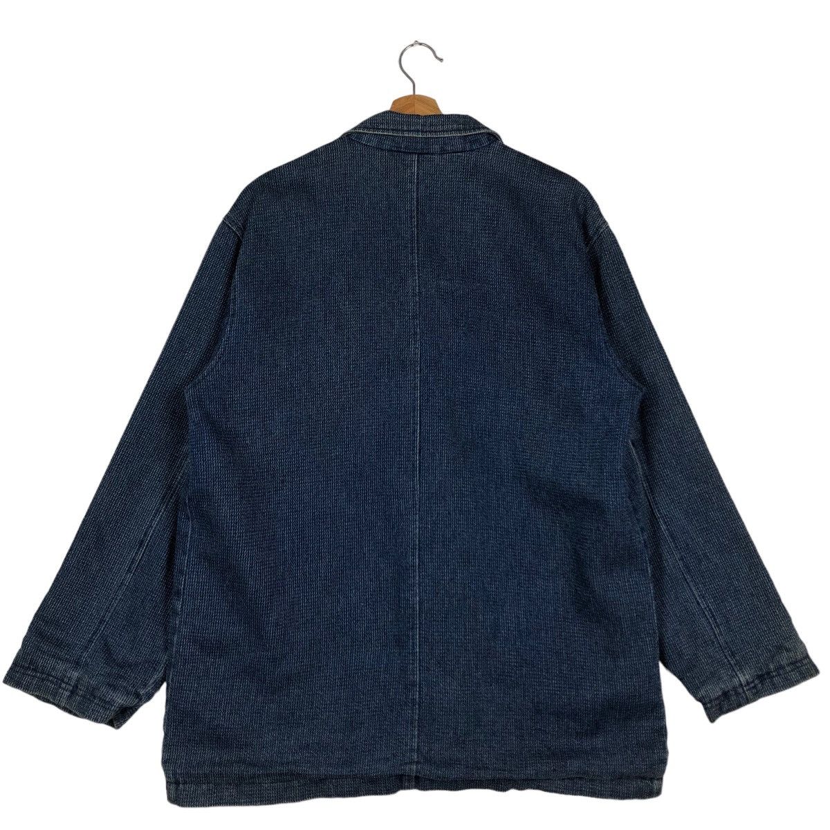 Issey Miyake 🔥90’s Vivreclub Issey Miyake Japan Denim Jacket Work Size US L / EU 52-54 / 3 - 7 Thumbnail