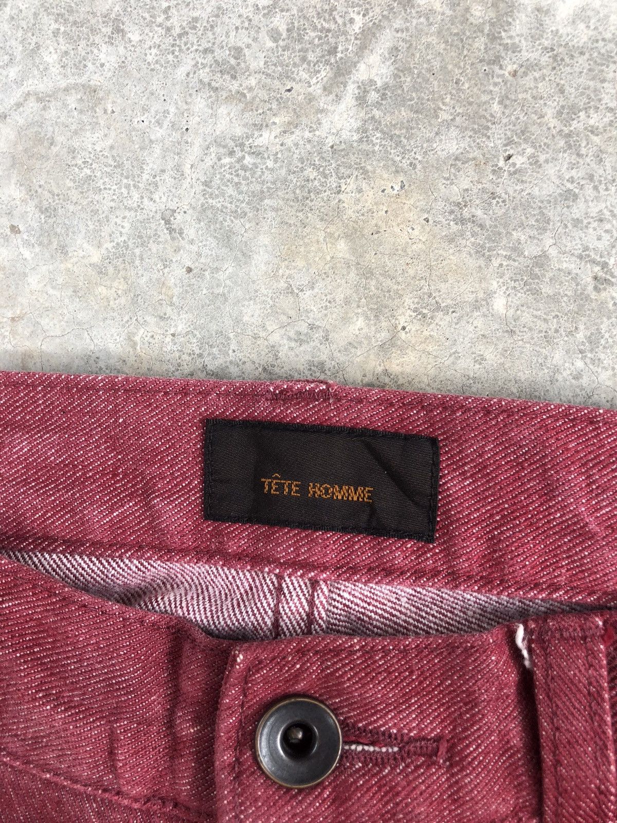 Issey Miyake Distressed Jeans Tete Homme Skinny Jeans Japanese Size US 30 / EU 46 - 18 Thumbnail