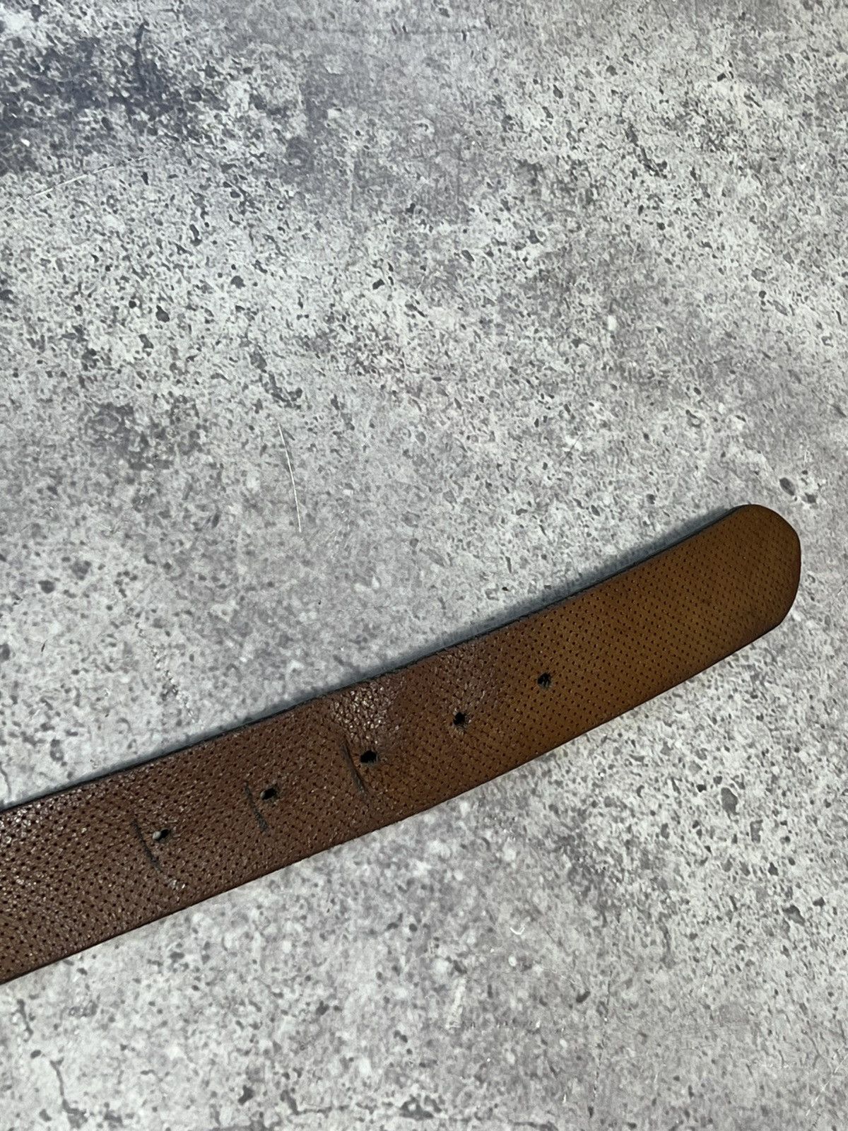 Diesel Leather Diesel Y2K 90s Vintage Brown Cowboy Italian Belt Size ONE SIZE - 7 Thumbnail