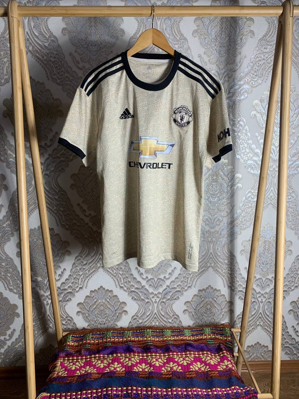 Vintage Very Rare Adidas Manchester United England Soccer Jersey Size US L / EU 52-54 / 3 - 1 Thumbnail