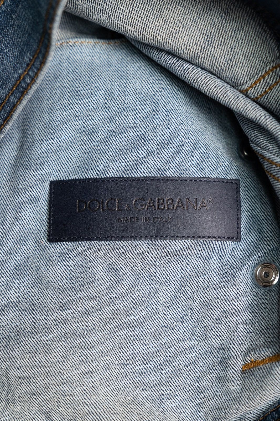 Dolce & Gabbana Dolce & Gabbana Sequin Patch Denim Jacket Size US M / EU 48-50 / 2 - 7 Thumbnail