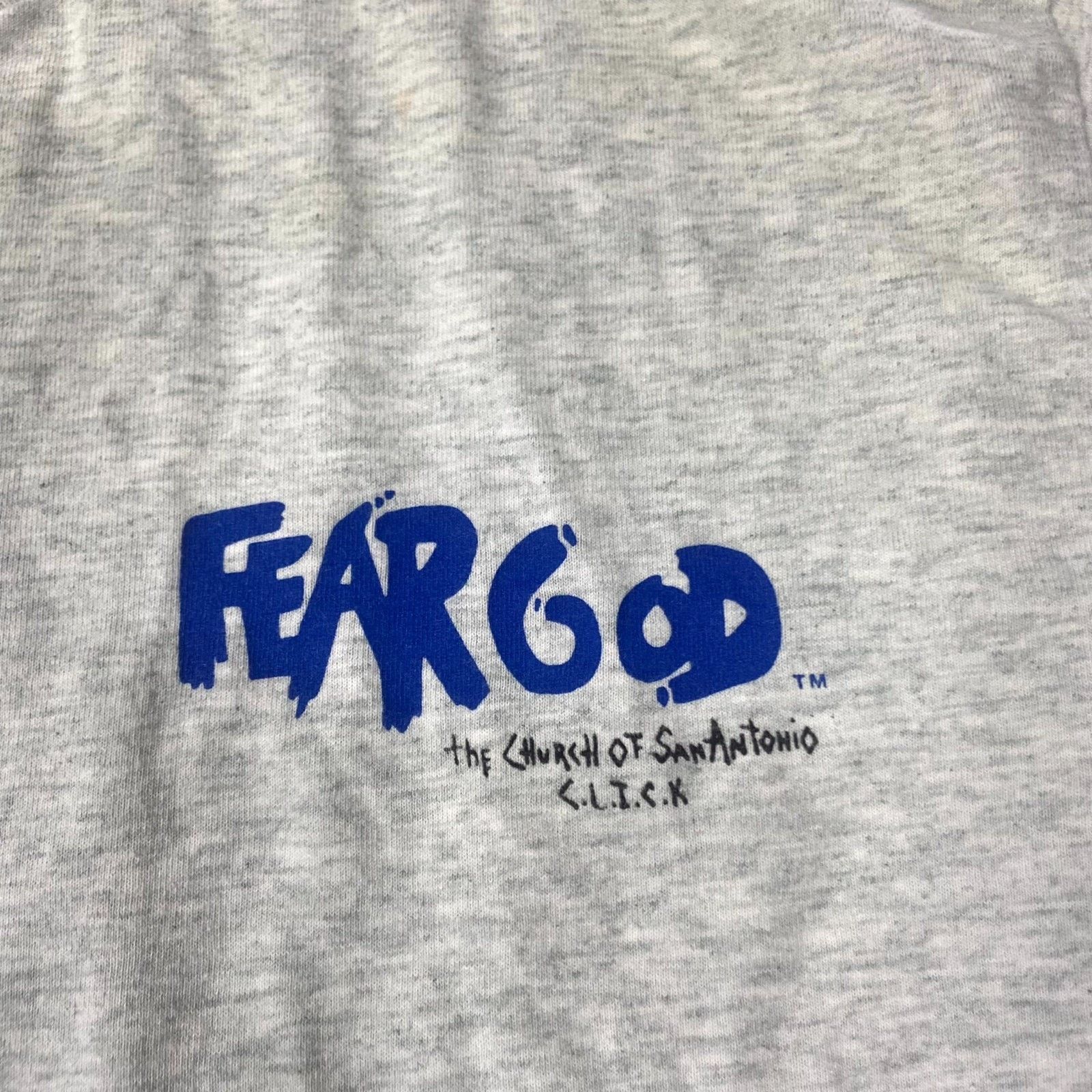 Fruit Of The Loom Vintage Jesus Tee 90s Shirt Sz L Y2K Graphic Fear God Size US L / EU 52-54 / 3 - 4 Thumbnail
