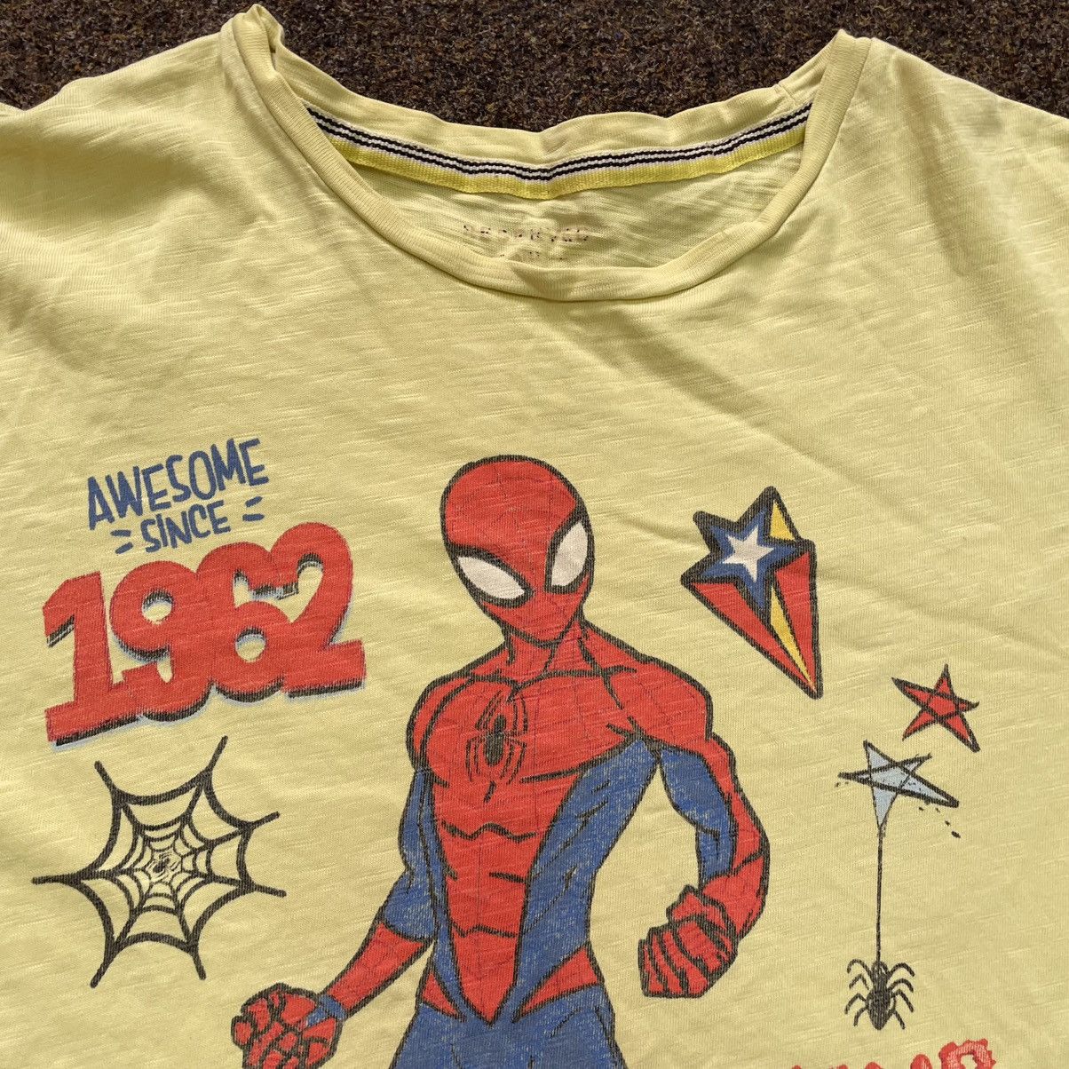 Vintage Vintage 90s Spider-Man Marvel Graphic Tee Sun Faded Punk S Size US S / EU 44-46 / 1 - 5 Thumbnail