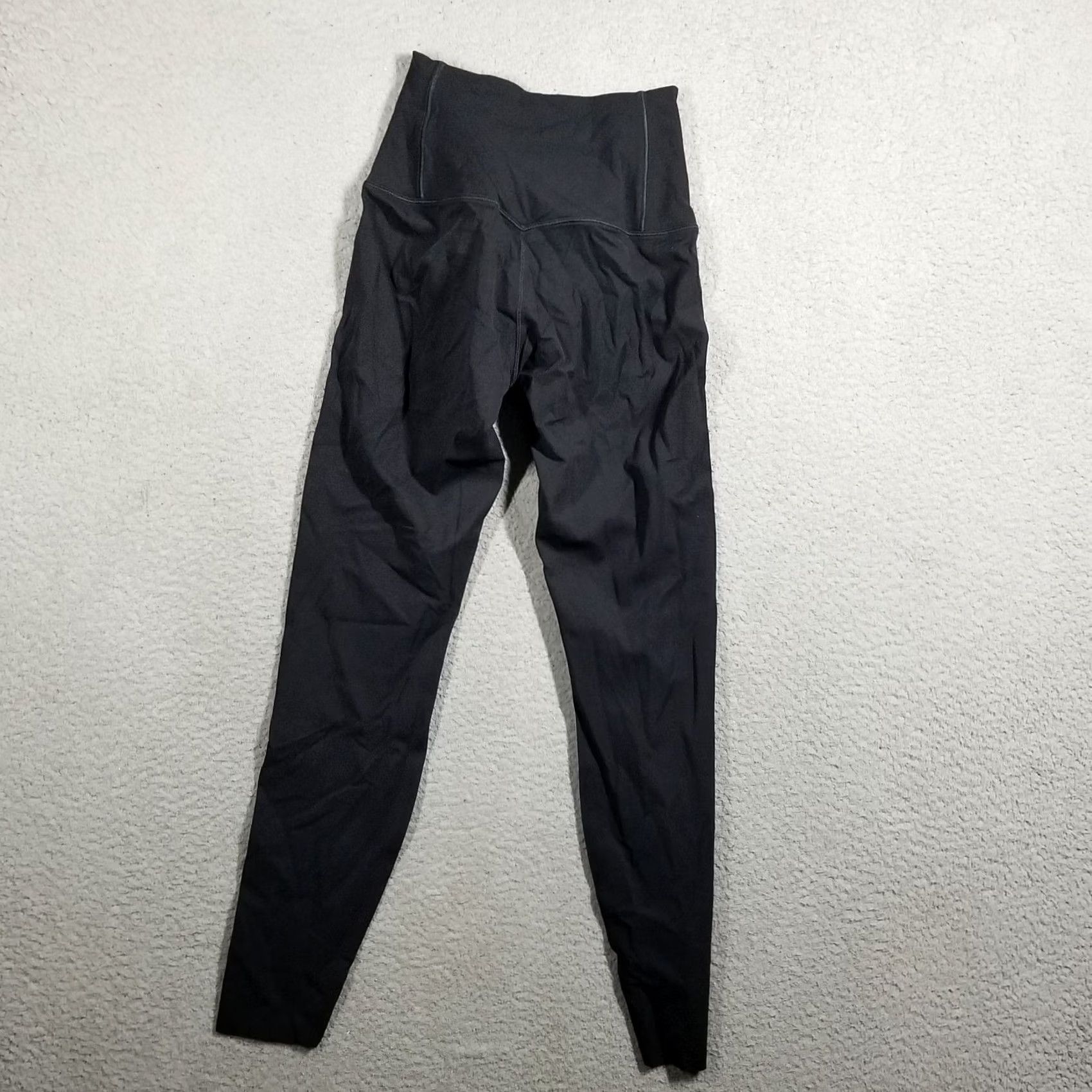 Nike Nike Zenvy High Waist 7/8 Yoga Leggings Women's XS Black Knit Dri-FIT Logo Reflective Waistband Activewear (Nylon/Spandex) Leggings Size 26" / US 2 / IT 38 - 2 Thumbnail