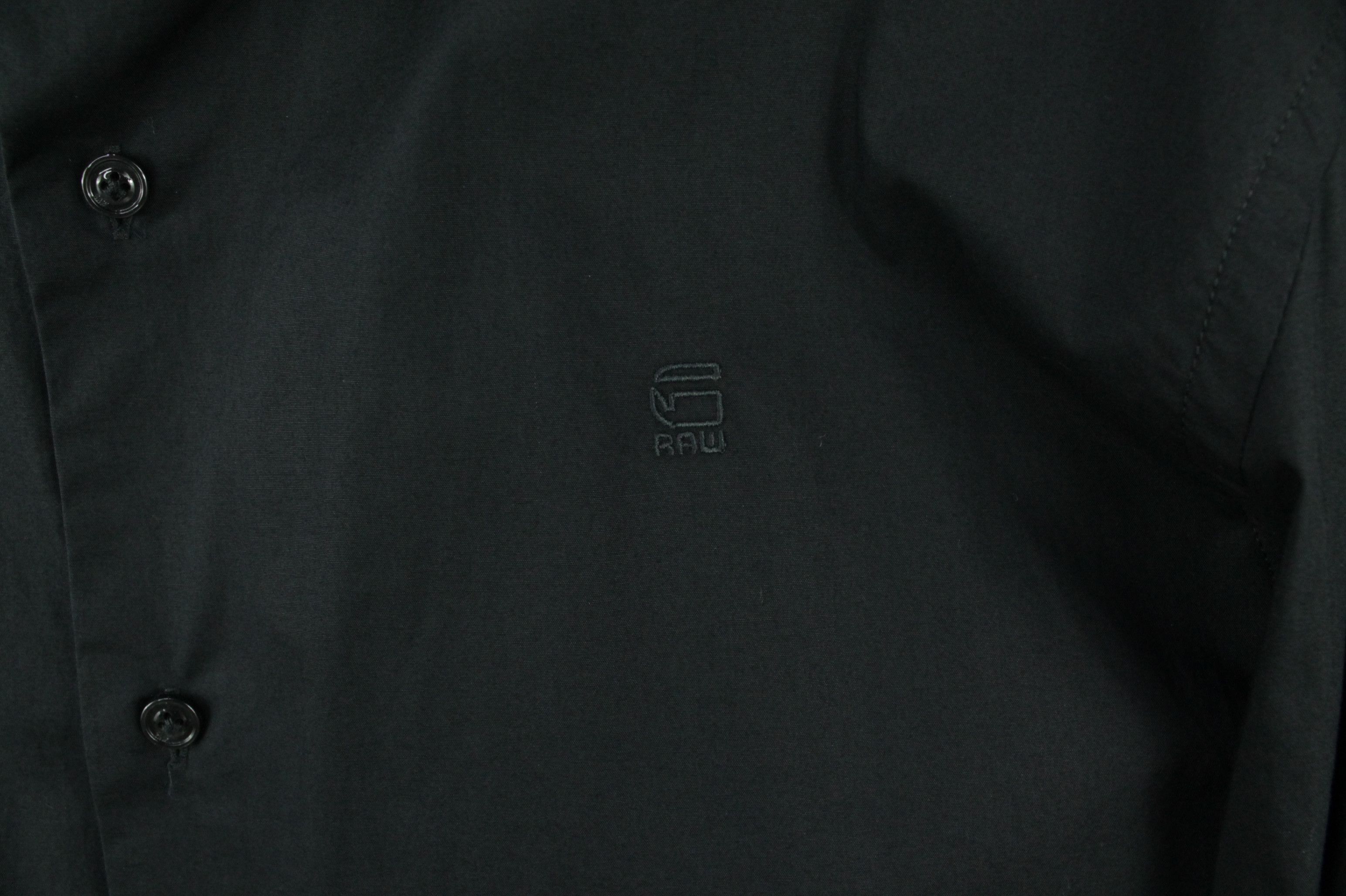 G-Star G-Star Raw Dressed Super Slim Black Stretch Cotton Shirt Size US XXL / EU 58 / 5 - 7 Thumbnail