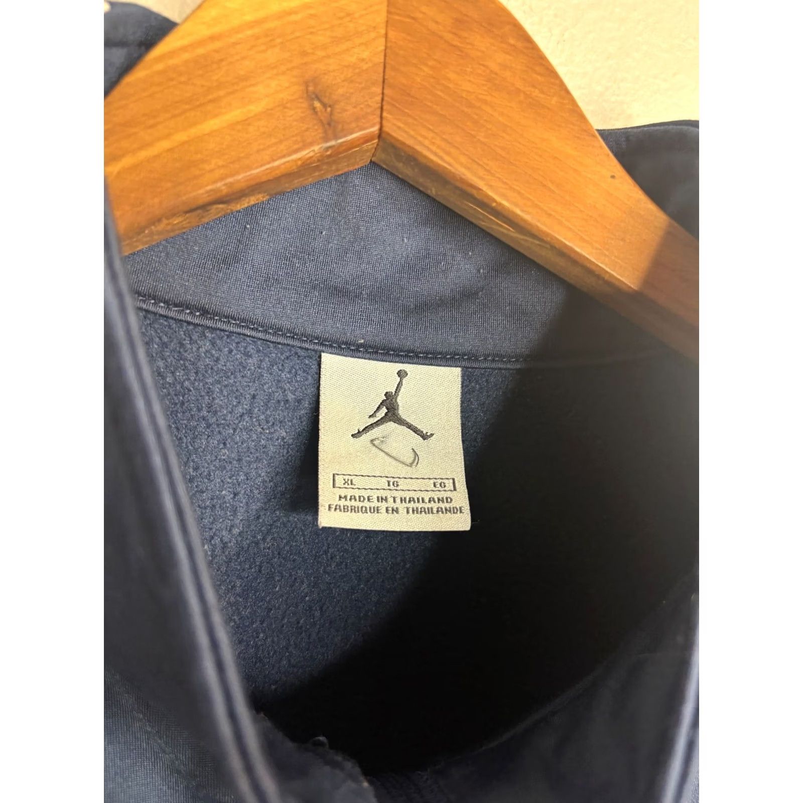 Jordan Brand Nike Air Jordan Jacket Hoodie Full Zip XL Men Gray 5218 Vintage? No (Style: Basic Jacket) Size US XL / EU 56 / 4 - 4 Thumbnail