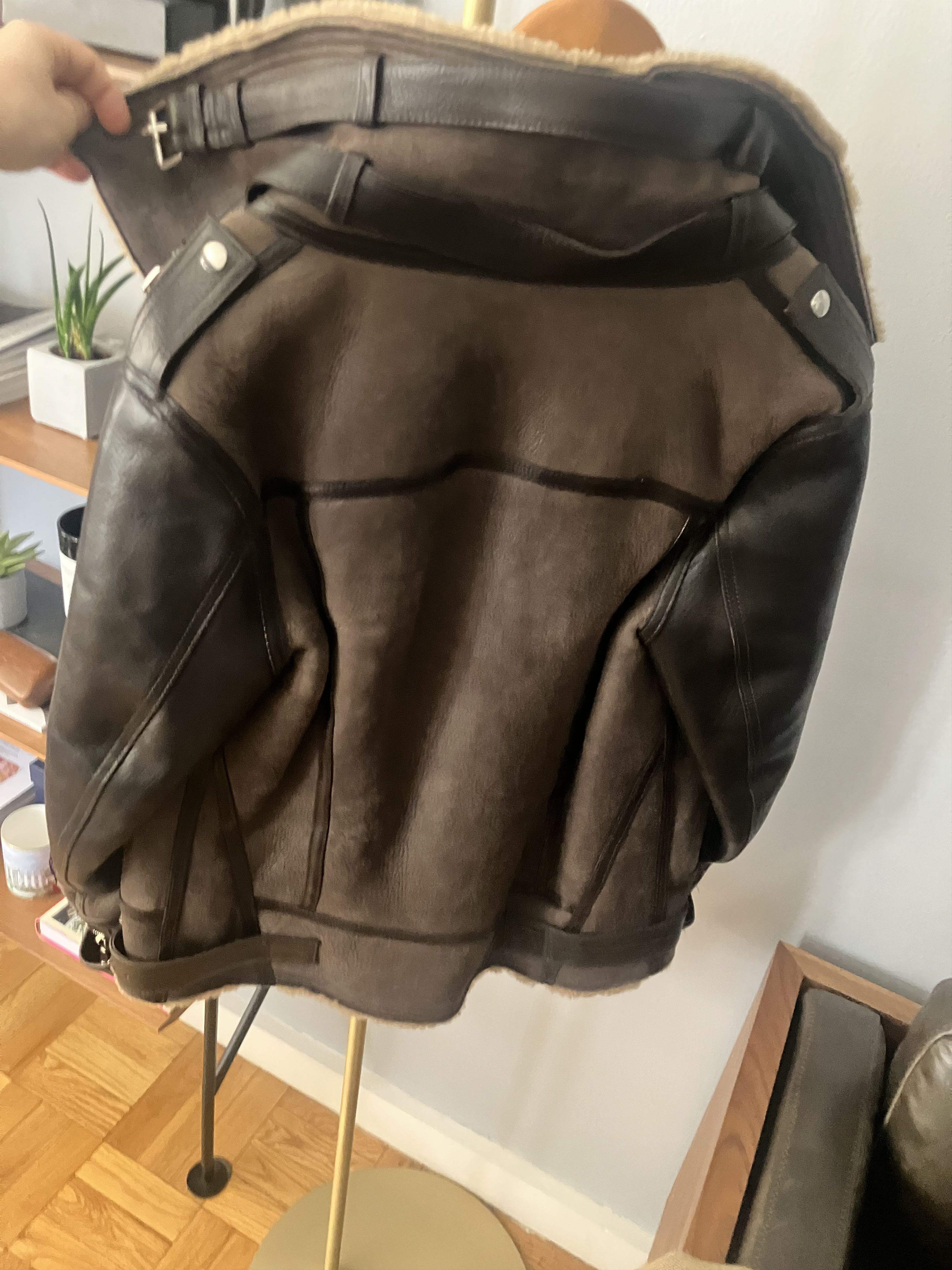 Balmain Shearling Aviator Jacket Size US M / EU 48-50 / 2 - 2 Thumbnail