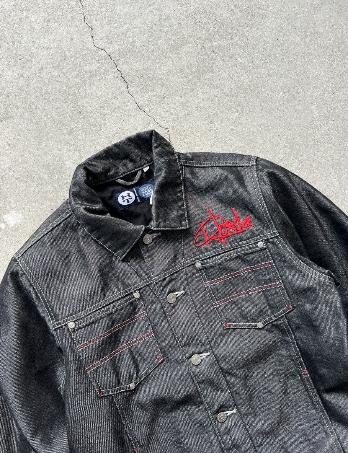 Vintage Vintage Rap Denim Jacket Size US M / EU 48-50 / 2 - 6 Thumbnail