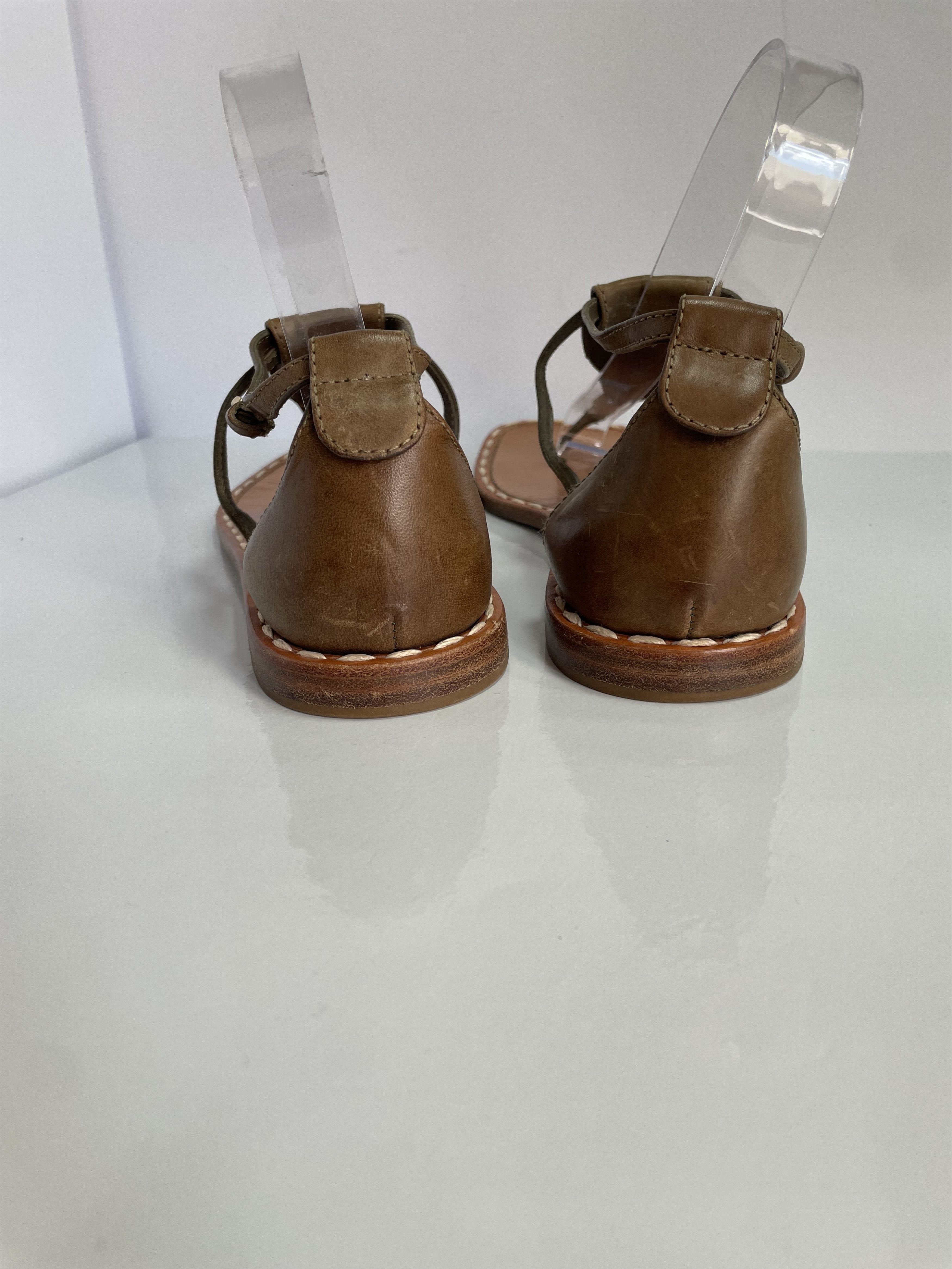 Moncler Moncler leather sandals Size US 7 / IT 37 - 4 Thumbnail