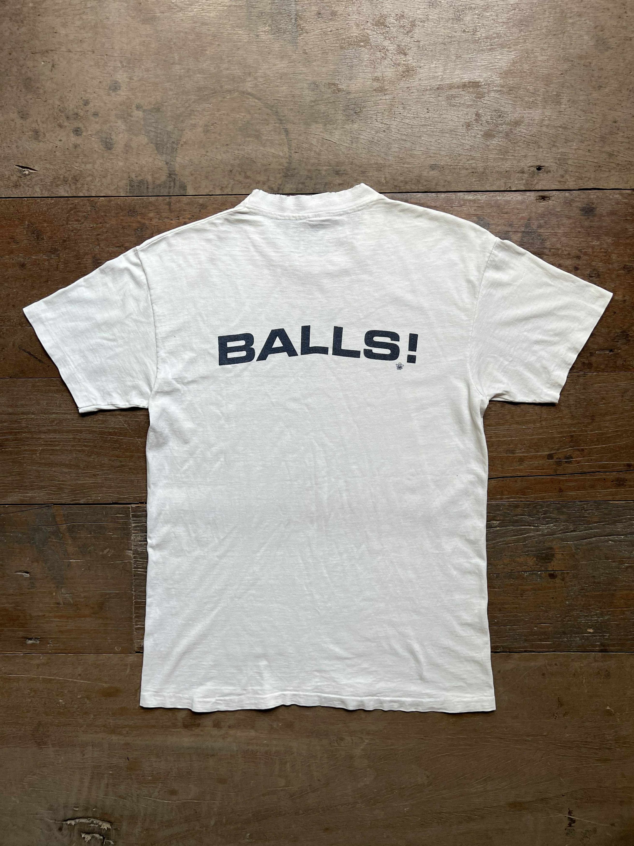 Vintage Vintage 1979 "We’ve Got You By The Balls!" Mister T-Shirt Size US L / EU 52-54 / 3 - 6 Thumbnail