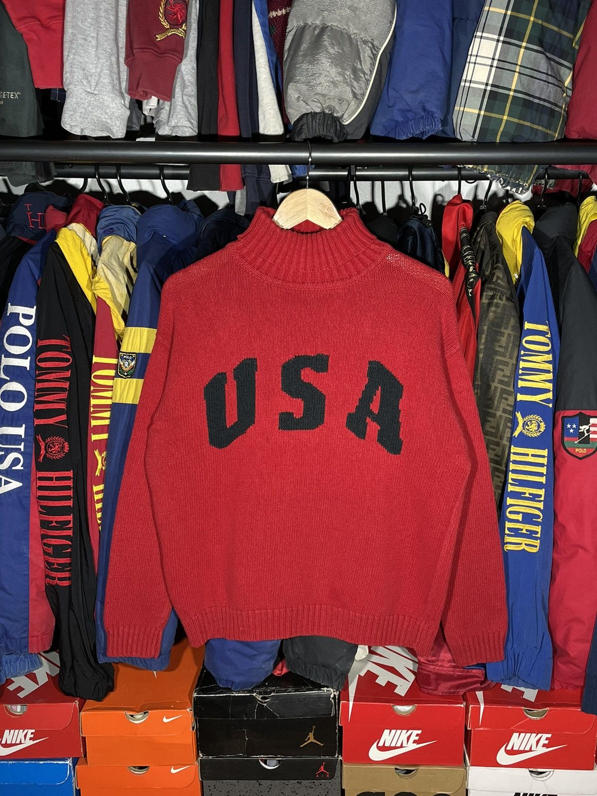 Polo Ralph Lauren × Ralph Lauren × Vintage Sweater Polo USA Vintage Hand Knit Size US M / EU 48-50 / 2 - 1 Thumbnail