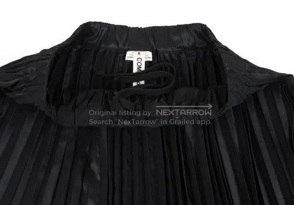 Comme des Garcons Comme Des Garcons size S Black Retro Pleated Skirt Size 22" - 6 Thumbnail
