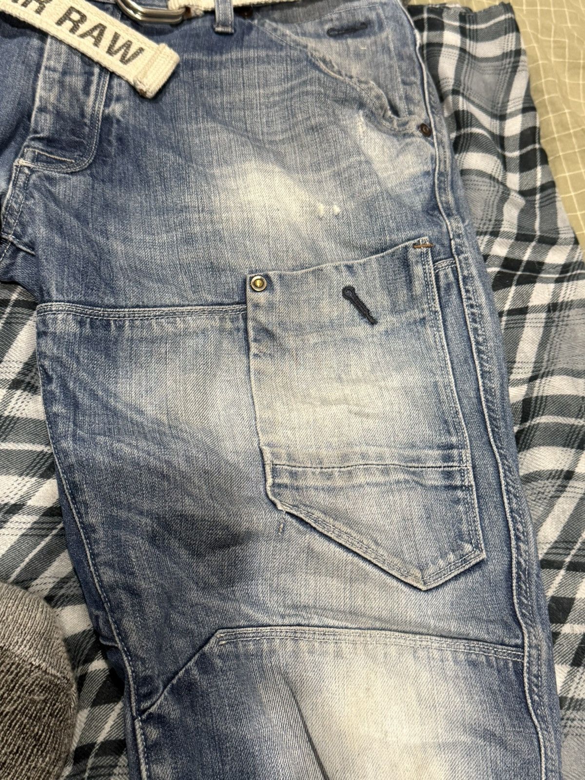 G-Star G-STAR RAW faded wash skinny denim jeans Size US 34 / EU 50 - 4 Thumbnail