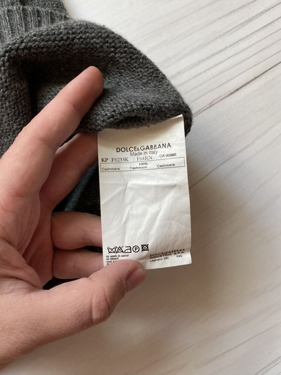 Dolce & Gabbana Dolce & Gabbana V-neck cashmere designer y2k sweater Size US XS / EU 42 / 0 - 4 Thumbnail