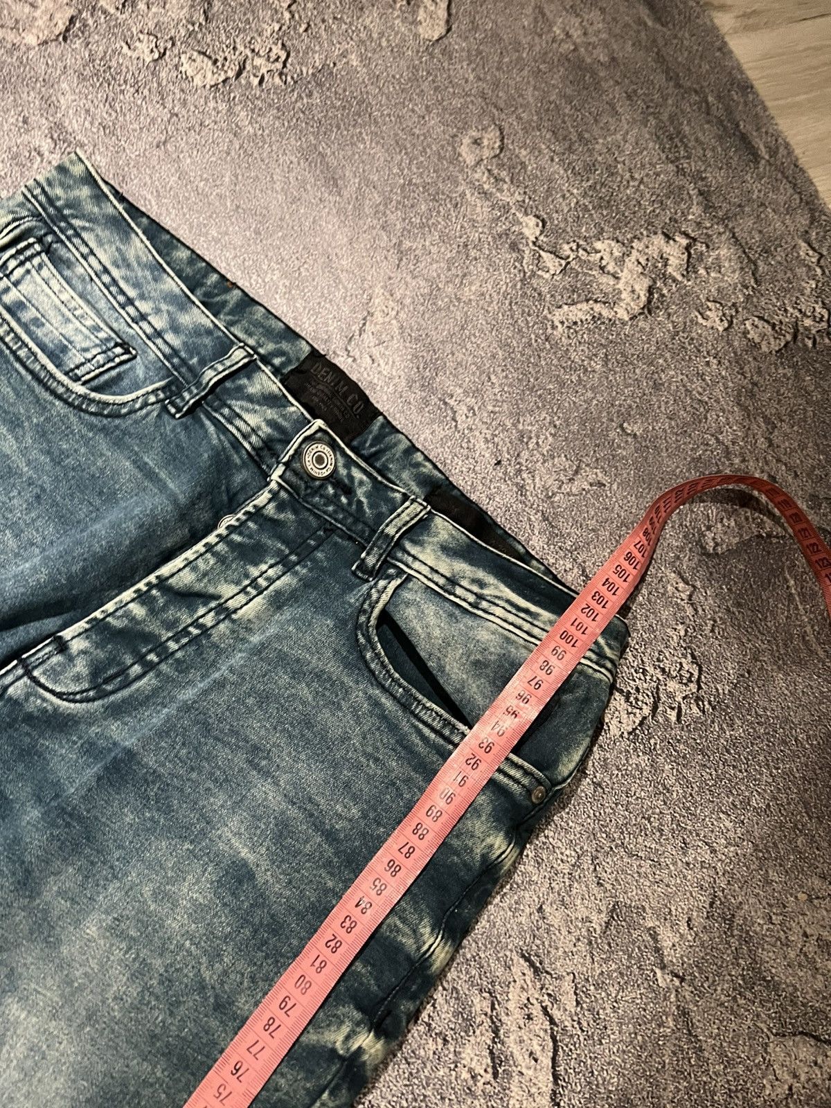 Japanese Brand Distressed Tokyo Slim Grunge Jean / Number Nine Style Size US 31 - 10 Thumbnail