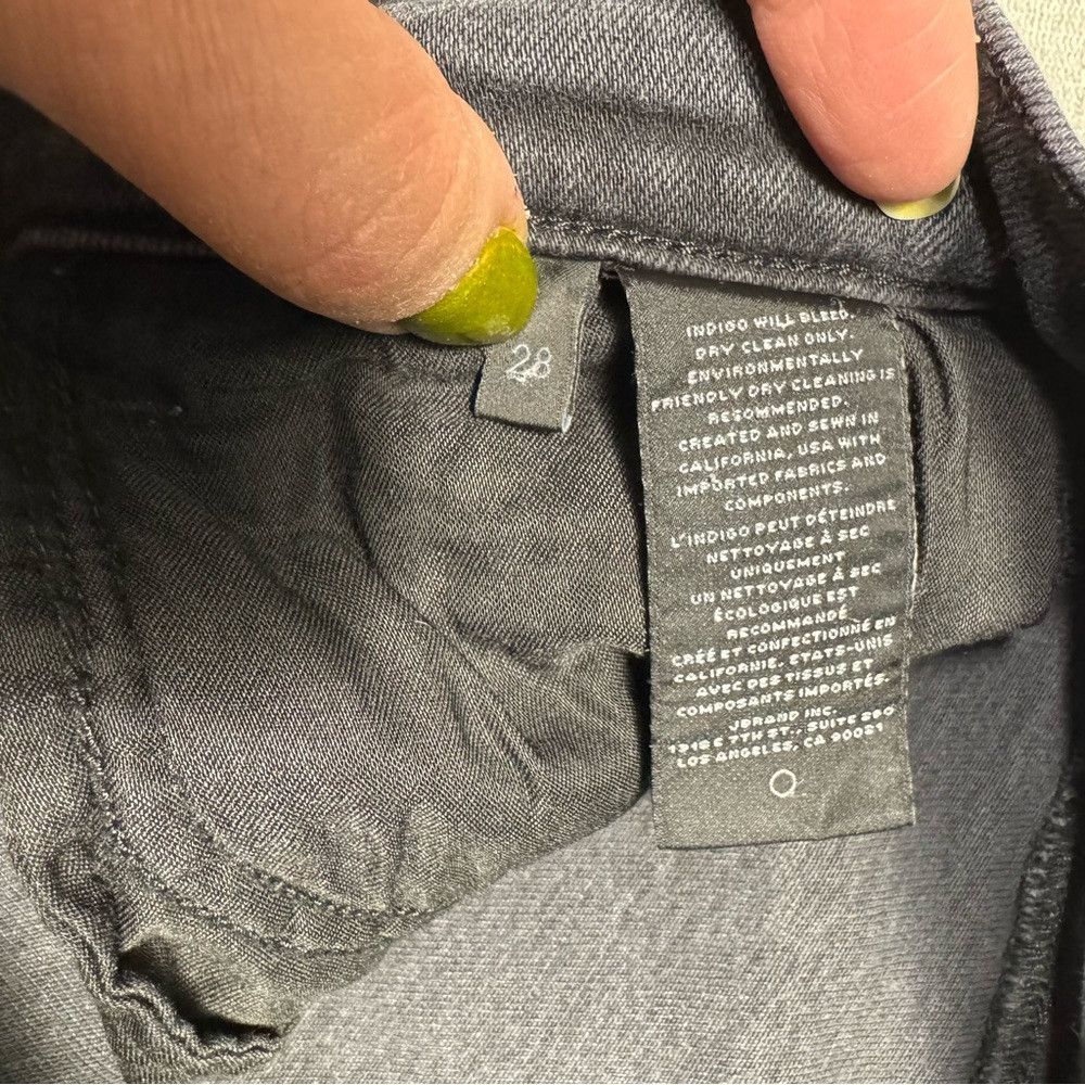 J Brand J Brand Ruby 30 In Crystal Black Skinny Jeans Size 28 Size 28" / US 6 / IT 42 - 6 Thumbnail