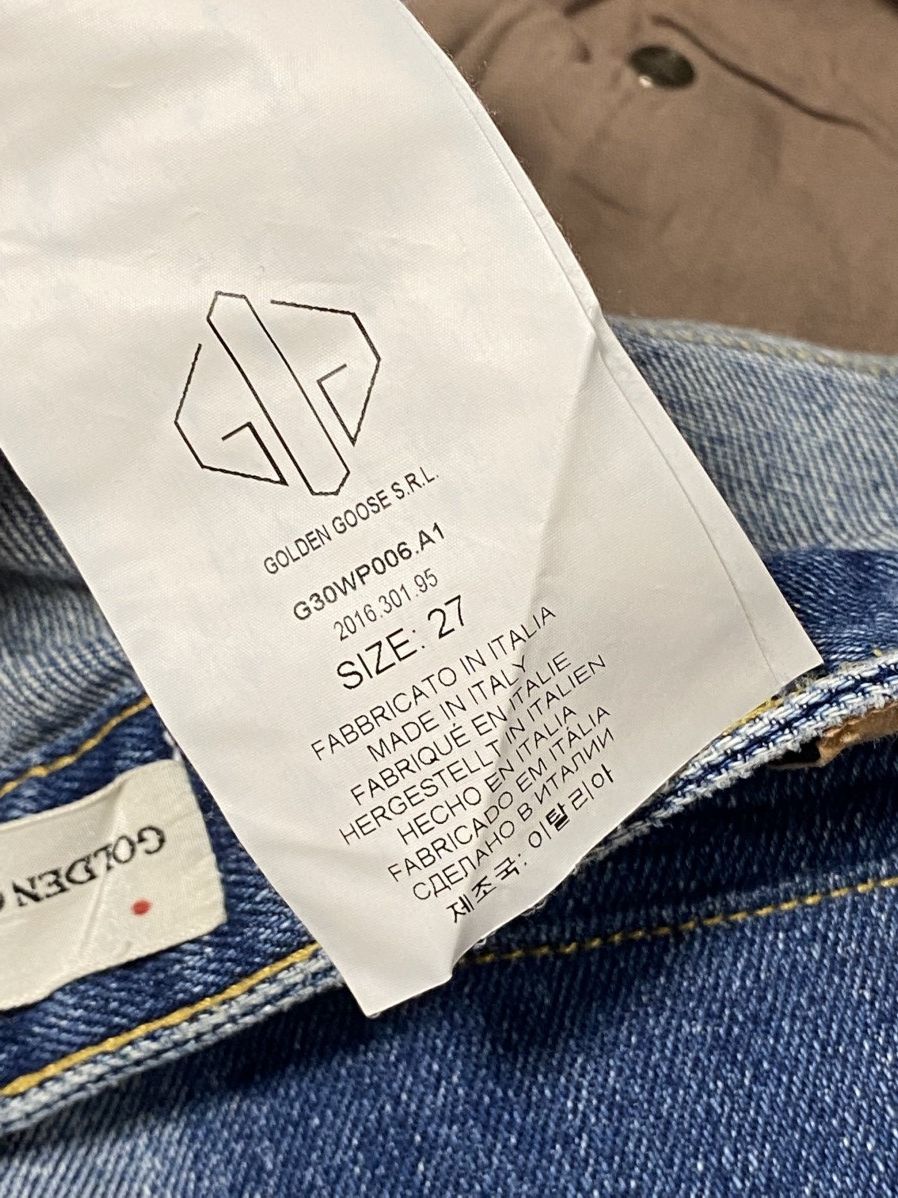 Golden Goose Golden Goose Made in Japan Skinny Fit Distressed Denim Jeans Size 27" / US 4 / IT 40 - 7 Thumbnail