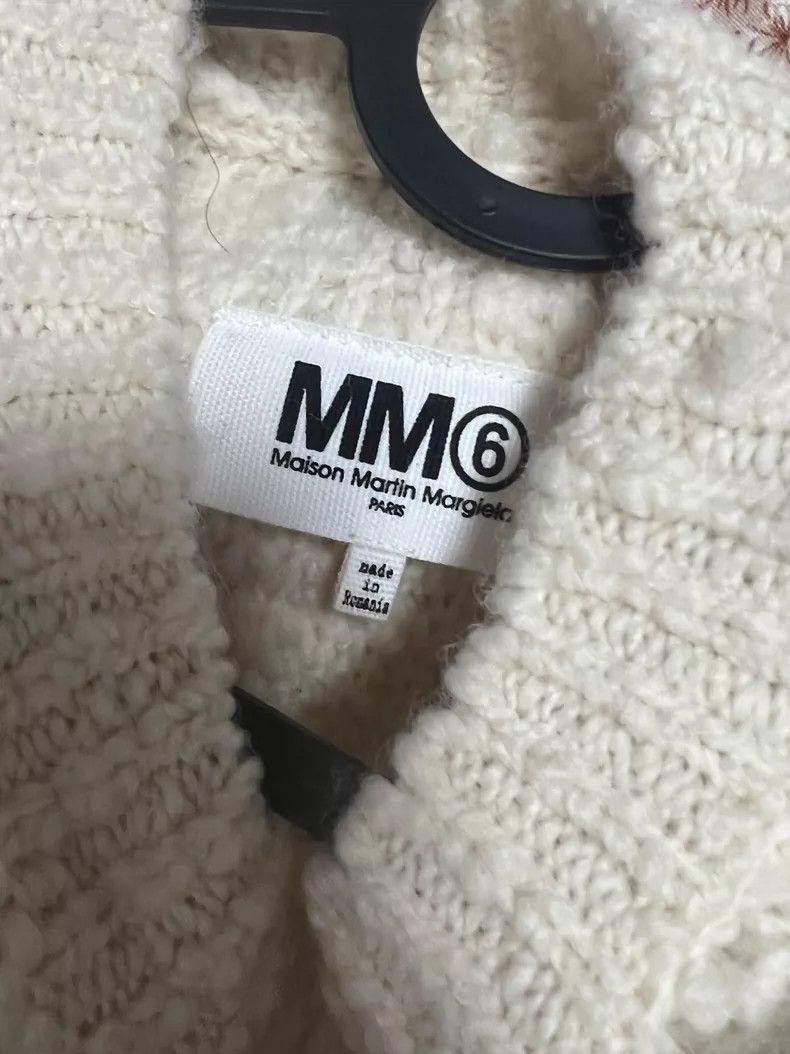 Maison Margiela Maison Margiela Oat-colored wool sweater Size S / US 4 / IT 40 - 3 Thumbnail