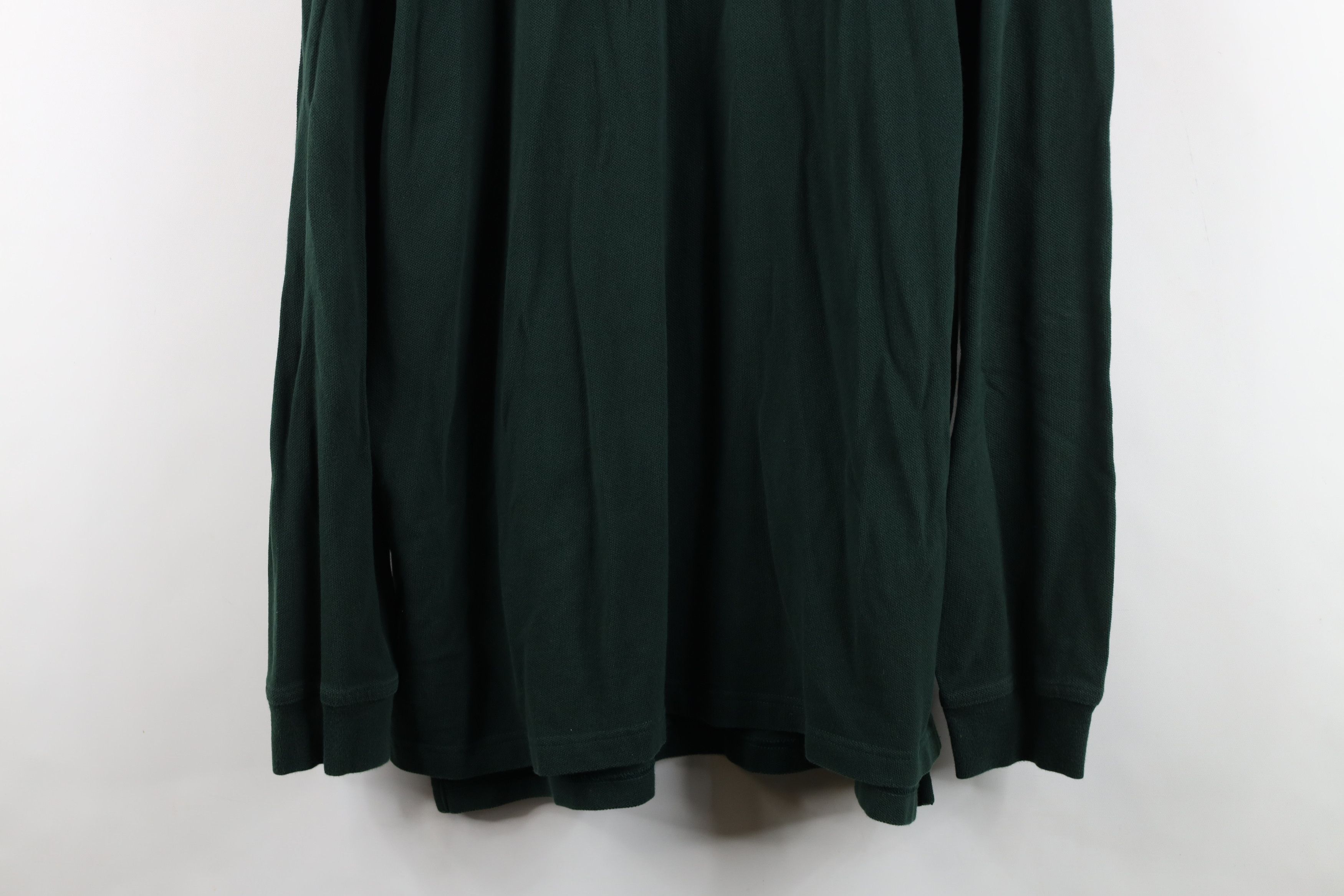 Brooks Brothers Vintage 90s Brooks Brothers Long Sleeve Rugby Polo Green Size US XL / EU 56 / 4 - 3 Thumbnail