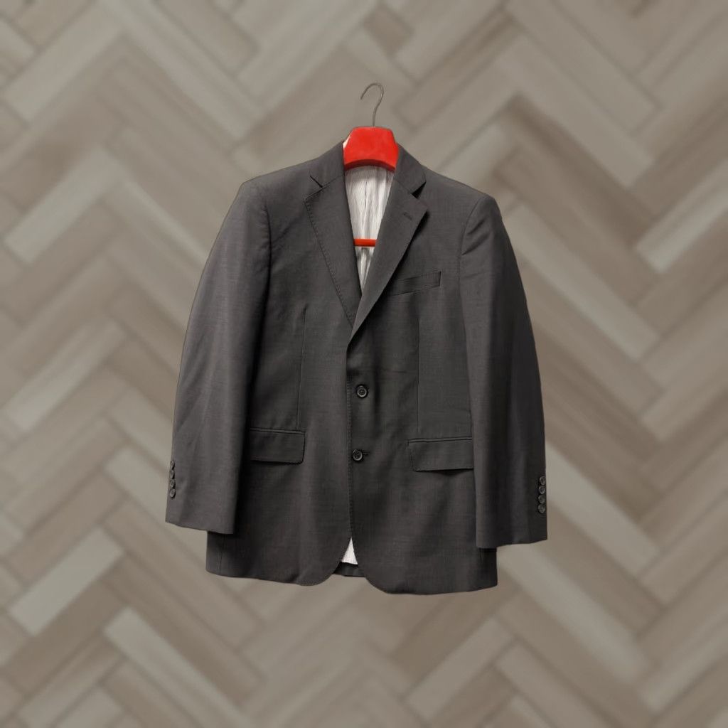 Brooks Brothers Brooks Brothers Madison Fit 38S Wool Dark Gray Euc 122-17 Size 38R - 1 Thumbnail