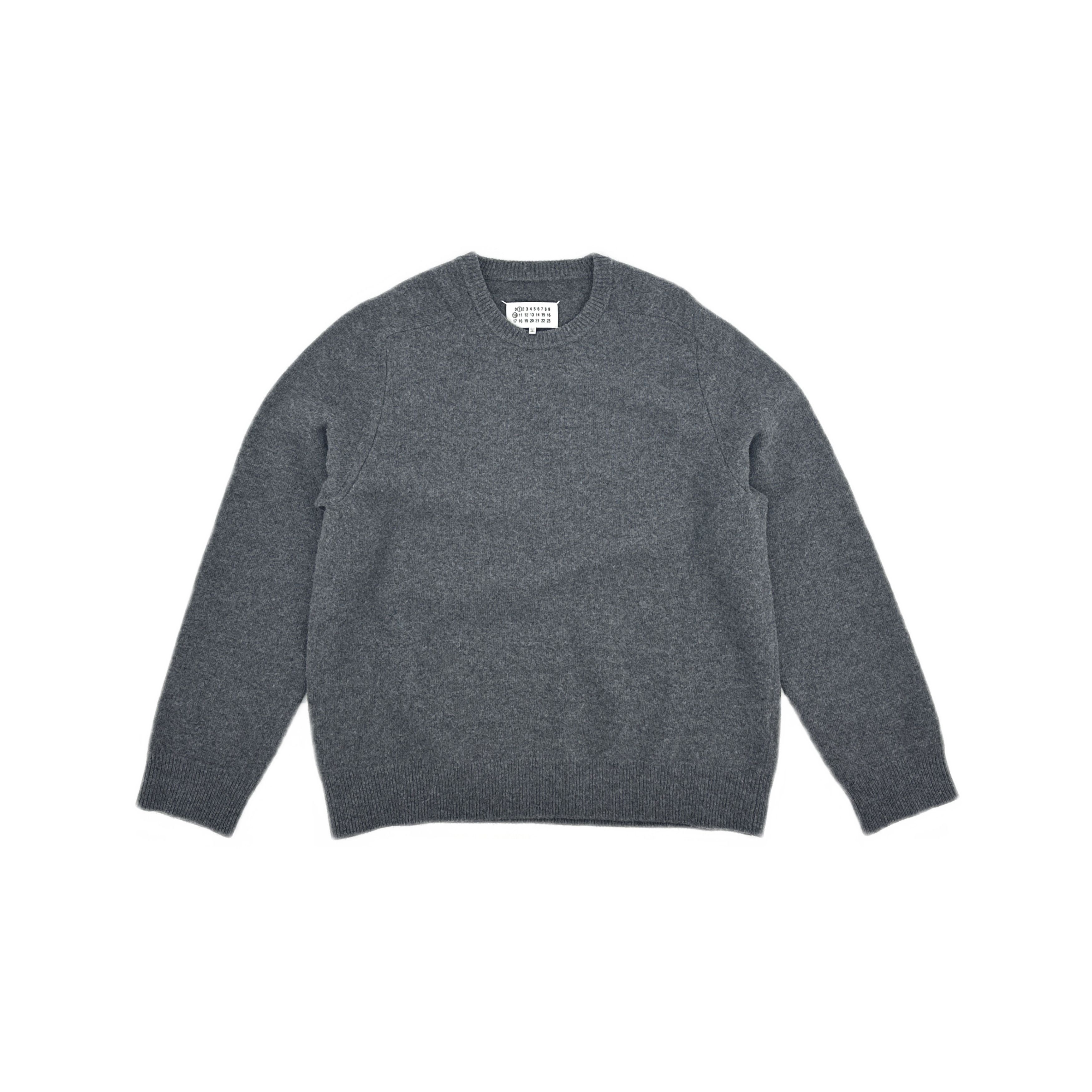 Maison Margiela Maison Margiela Gray Wool Sweater Size M Size M / US 6-8 / IT 42-44 - 1 Thumbnail