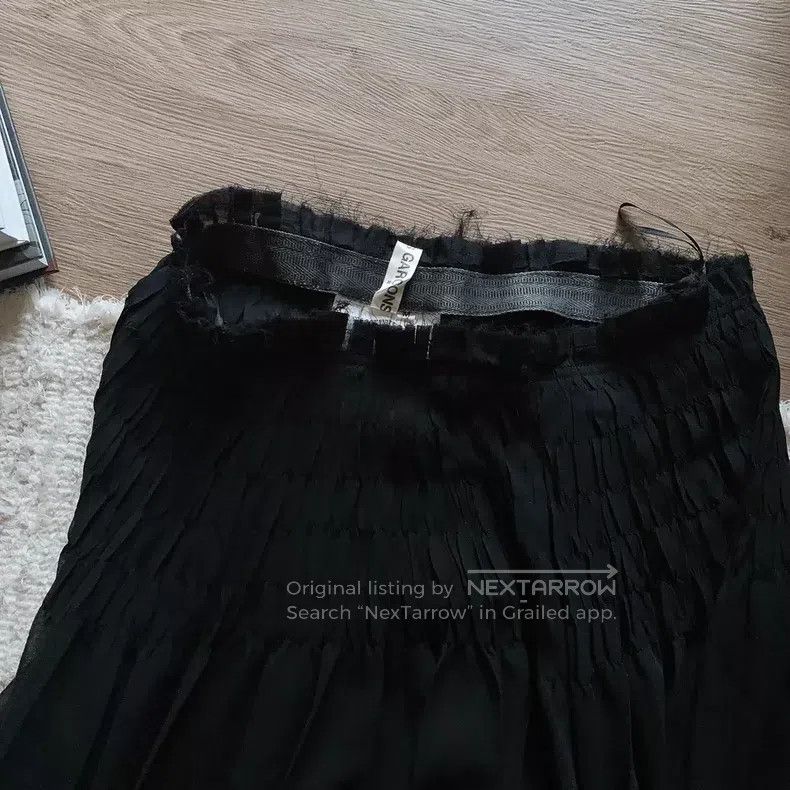 Comme des Garcons Comme des Garcons size M Torn pleated skirt / half skirt Size 22" - 2 Thumbnail