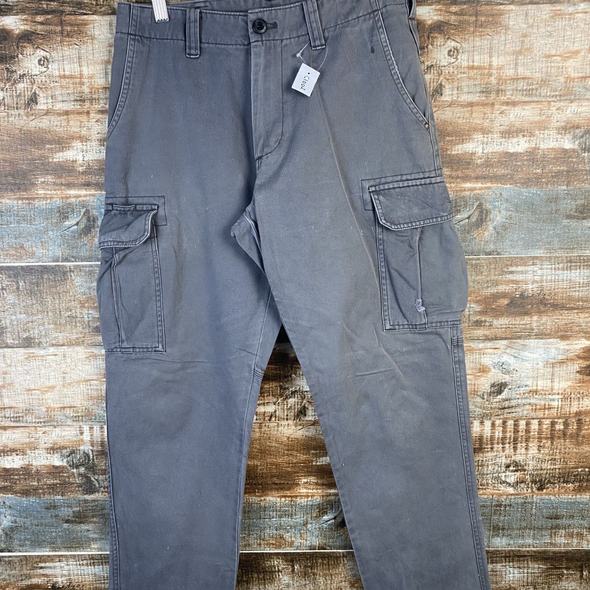 Japanese Brand DL Burtle Gray Cargo Multipocket Pants #C1002 Size US 29 - 5 Thumbnail