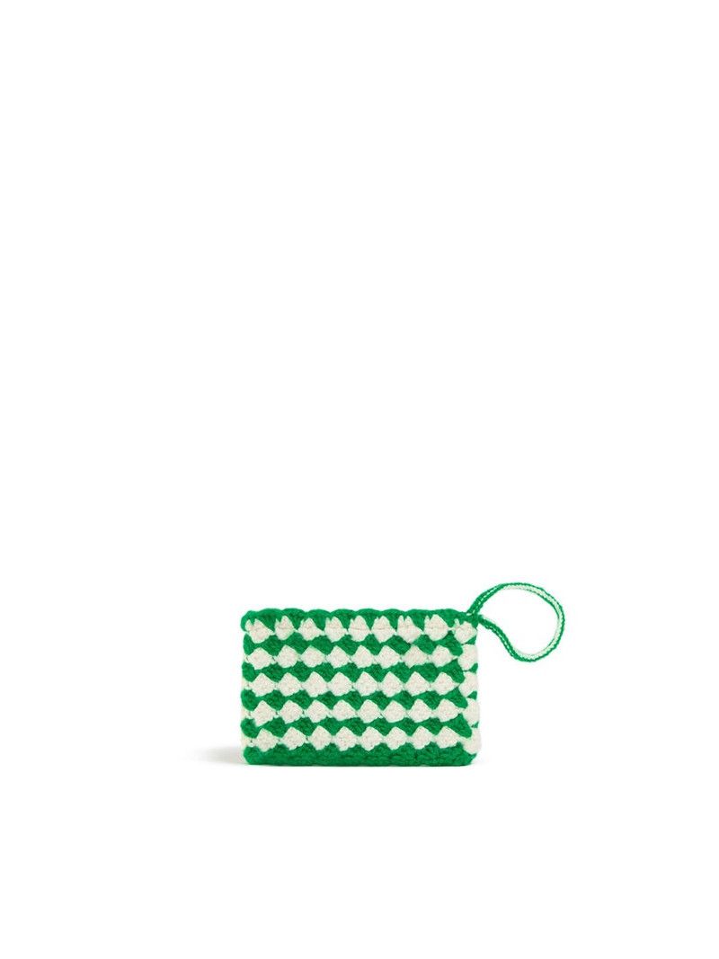 Marni o1y1125 Size : OS / Wallet in Green/White Size ONE SIZE - 2 Thumbnail