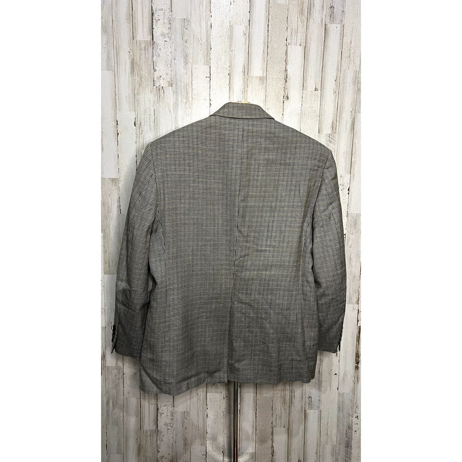 Lauren Ralph Lauren Vintage 90s Ralph Lauren Men's Herringbone Blazer Size 40S Size 40S - 2 Thumbnail