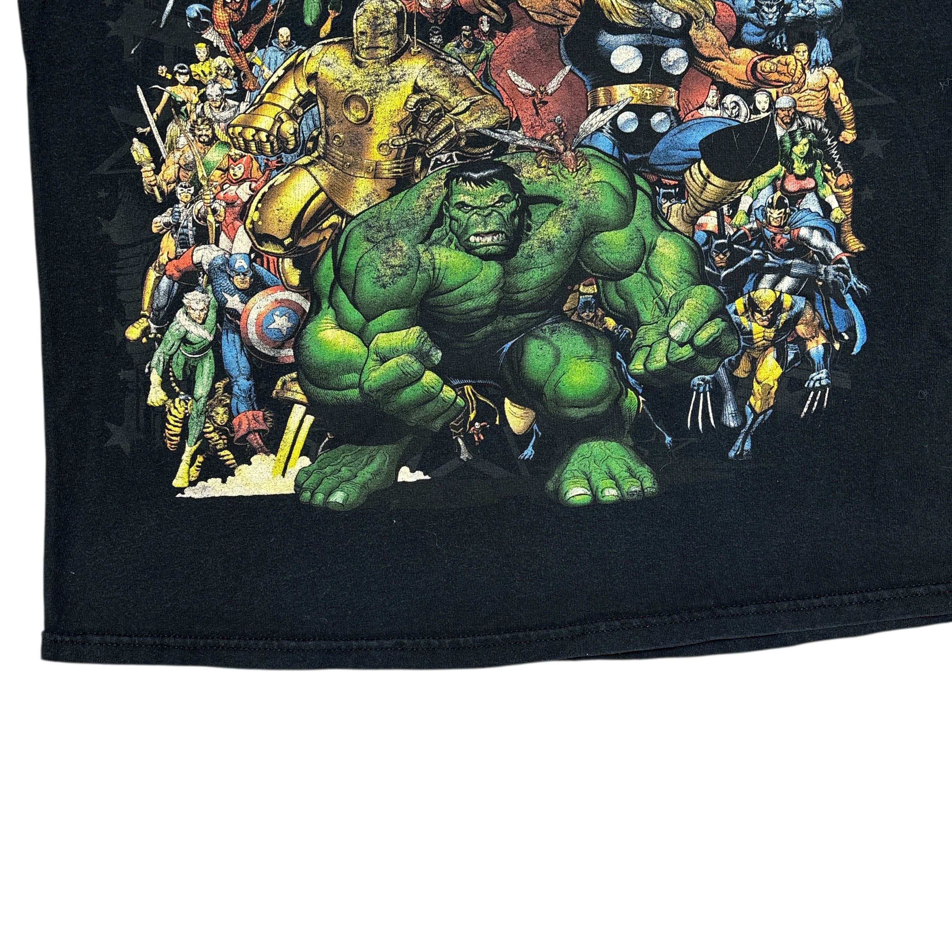 Marvel Comics Vintage Marvel Shirt Y2K Movie Promo Comics Hulk Spider Man Size US L / EU 52-54 / 3 - 12 Thumbnail