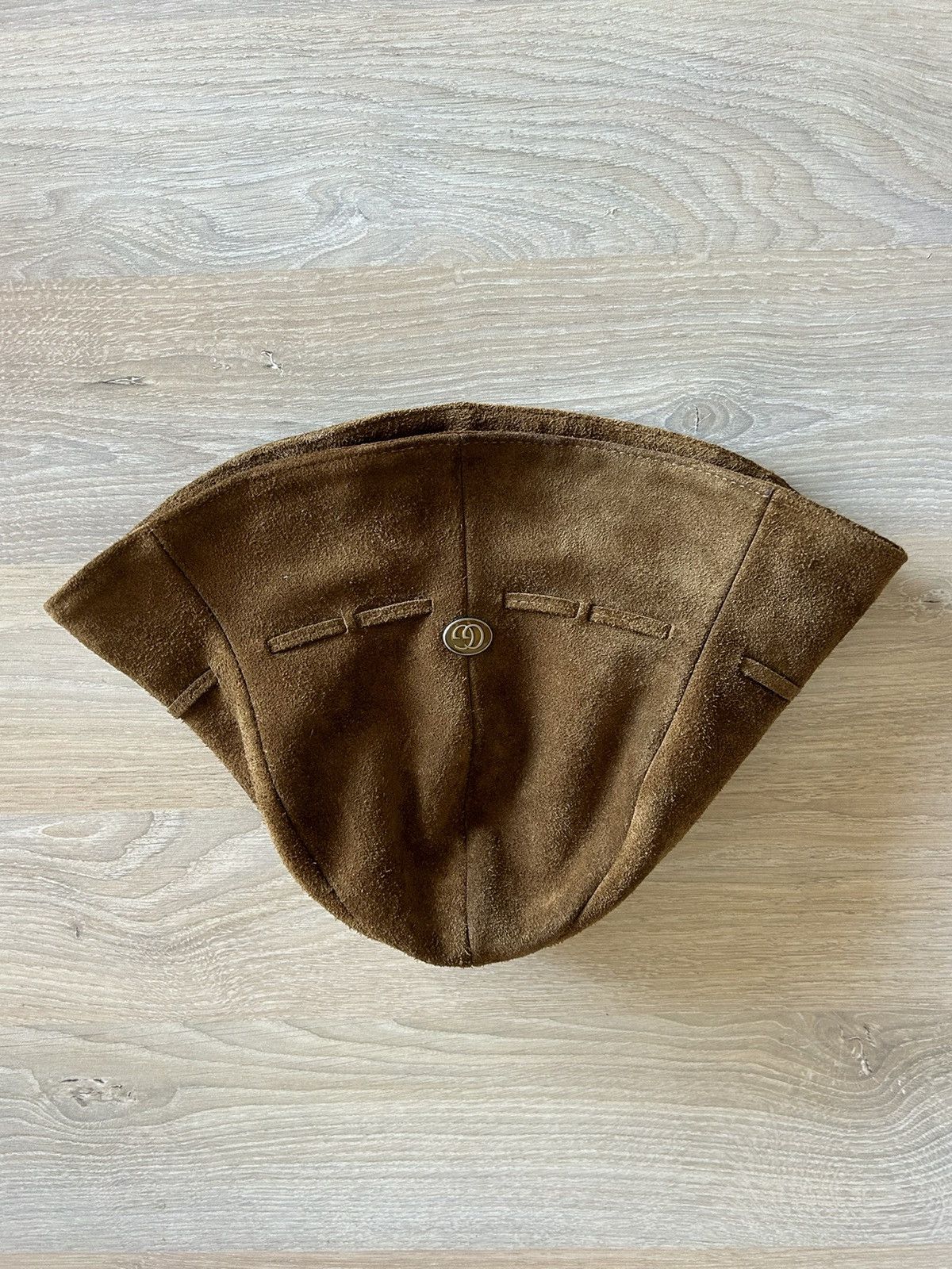 Gucci Tan Suede Bucket Hat Gucci Suede GG Monogram Bucket Hat L Brown 1760946  main image 3