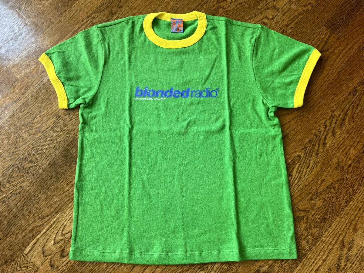 Frank Ocean × Homer XL Brazil Ringer Logo T-Shirt Blonded