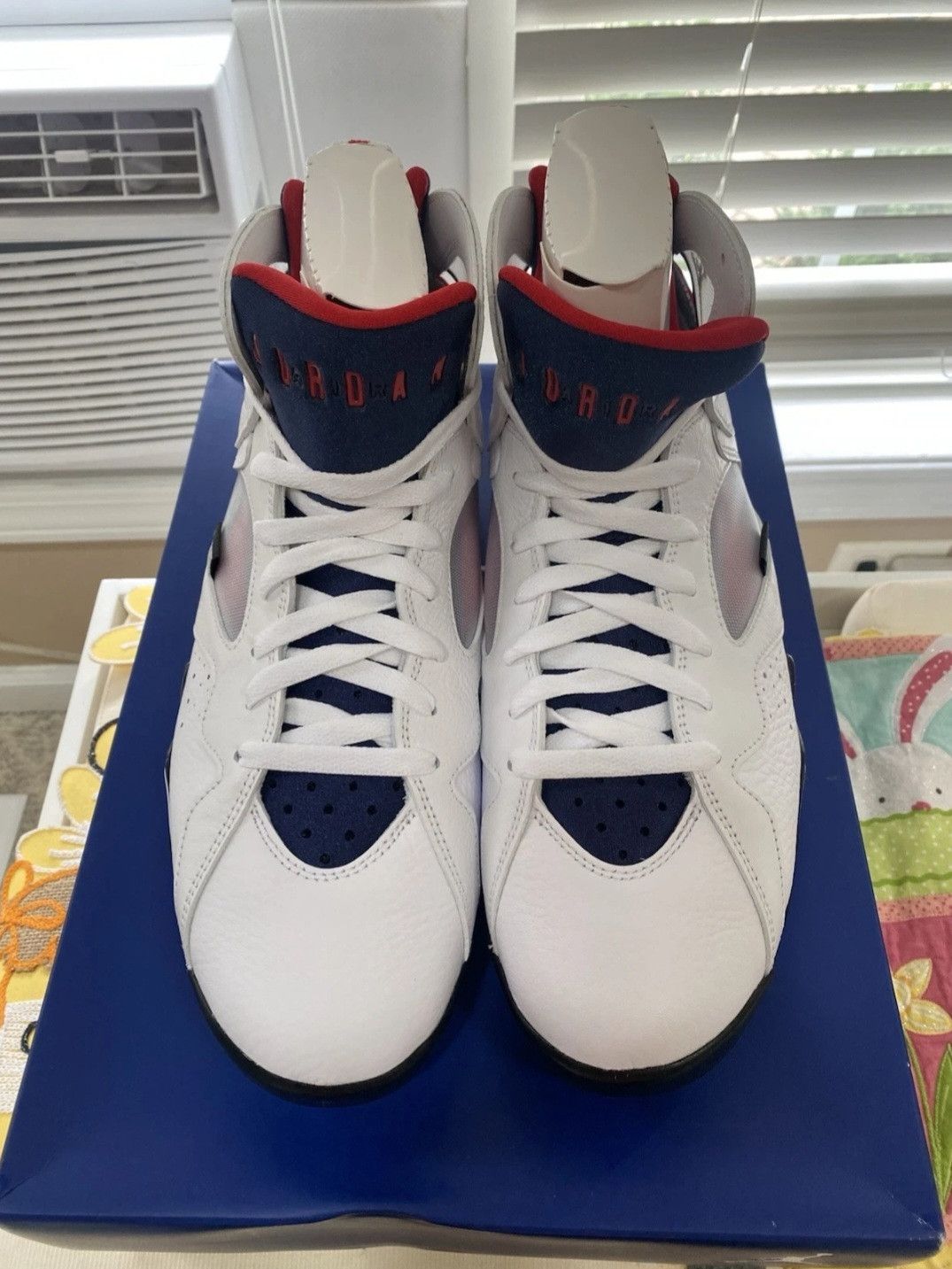 Jordan Brand Nike PSG X Air Jordan Retro 7 Paname CZ0789105 Size 10.5 Men Size US 10.5 / EU 43-44 - 2 Thumbnail