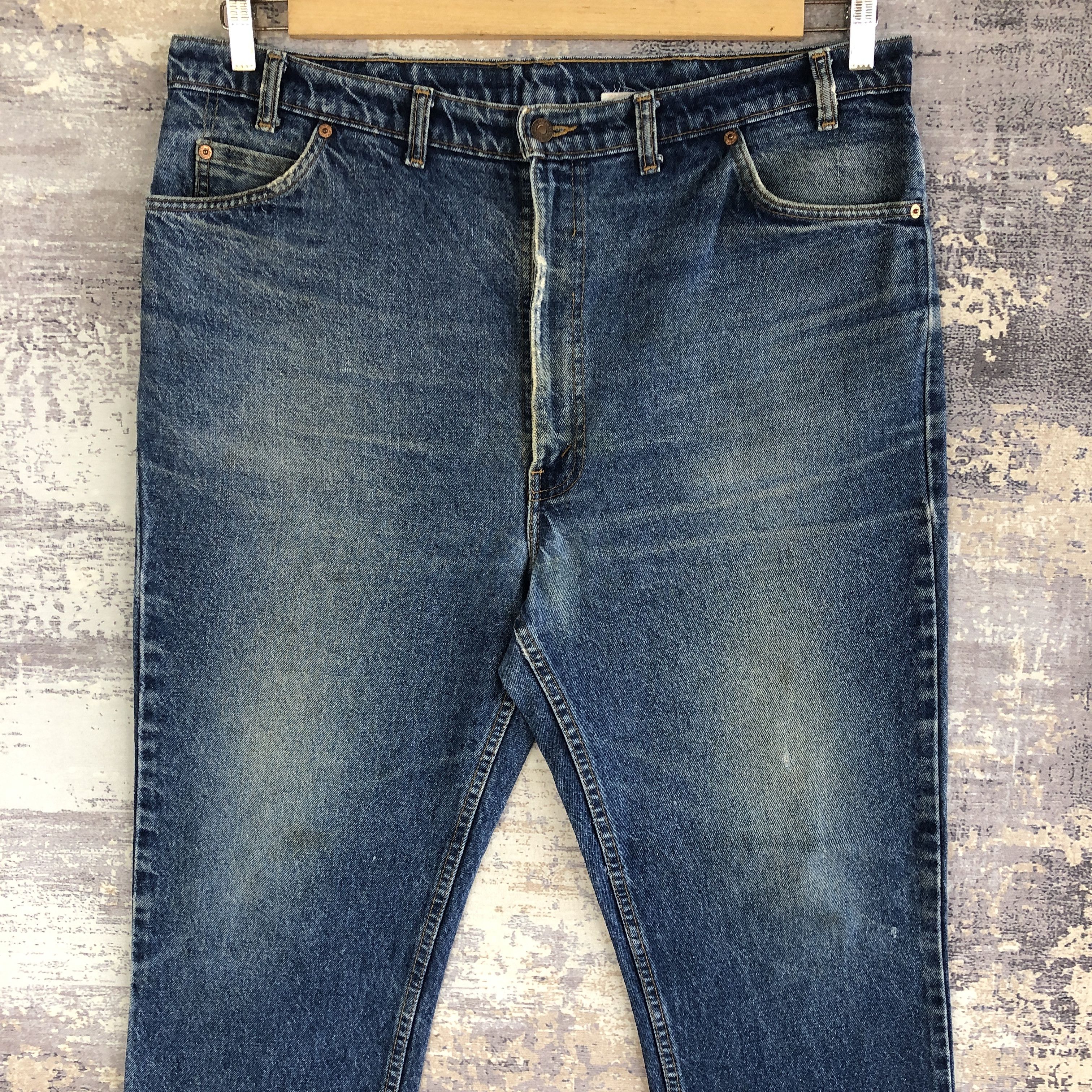 Levi's Vintage Levis 619 Orange Tab Jeans Levi's Stonewash Denim Size US 40 / EU 56 - 3 Thumbnail
