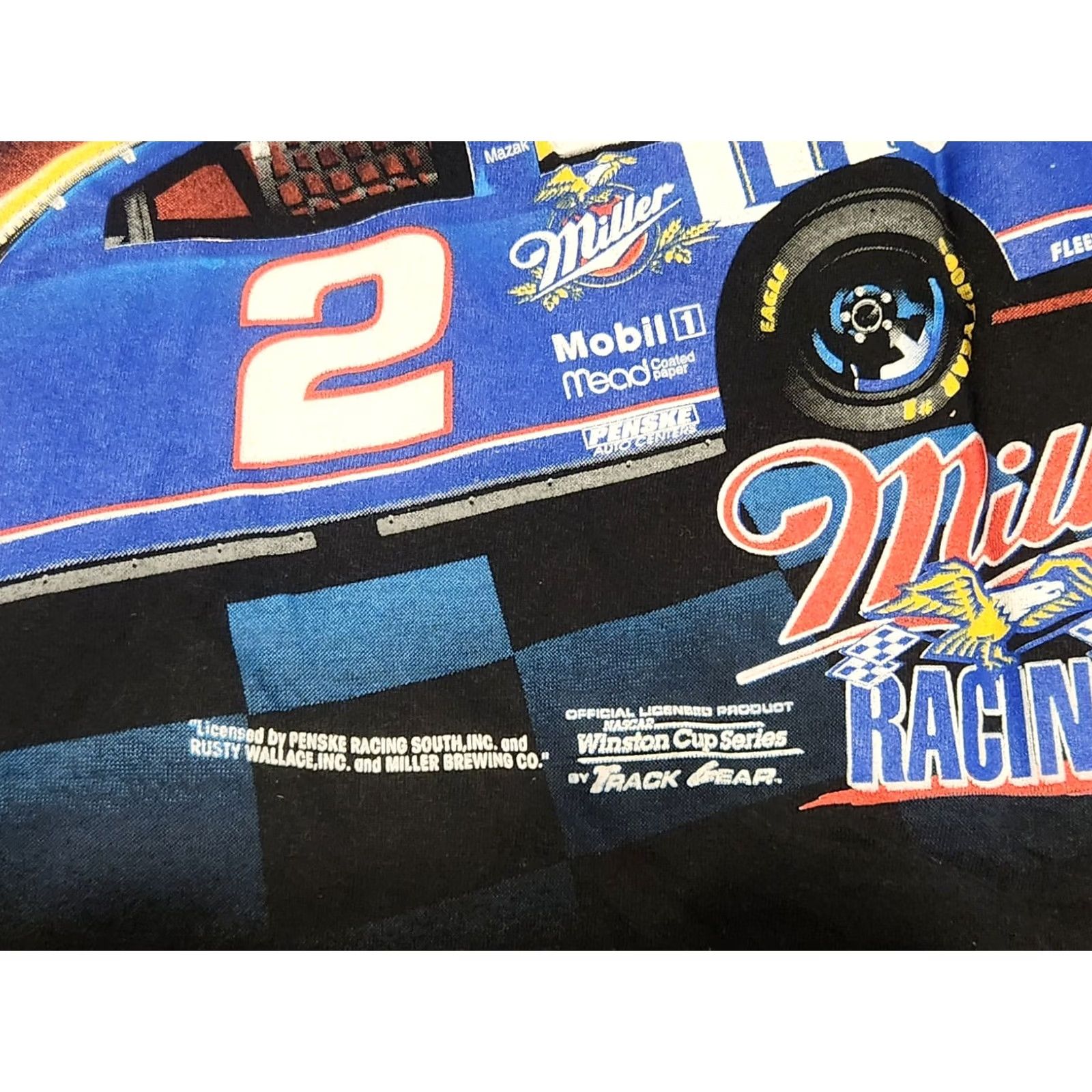 NASCAR VINTAGE 90’s Nascar Mark Martin Tee XL Cotton Black Logo Crew Neck Men T-Shirt 90s Music Size US XL / EU 56 / 4 - 5 Thumbnail