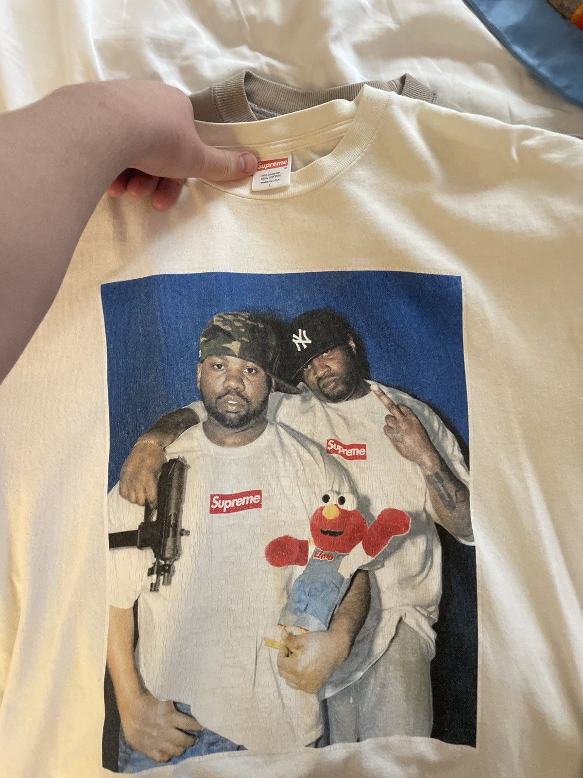 SUPREME レイクウォン Supreme 'Raekwon Tee'レイクウォン Tシャツ エルモ フォト Box