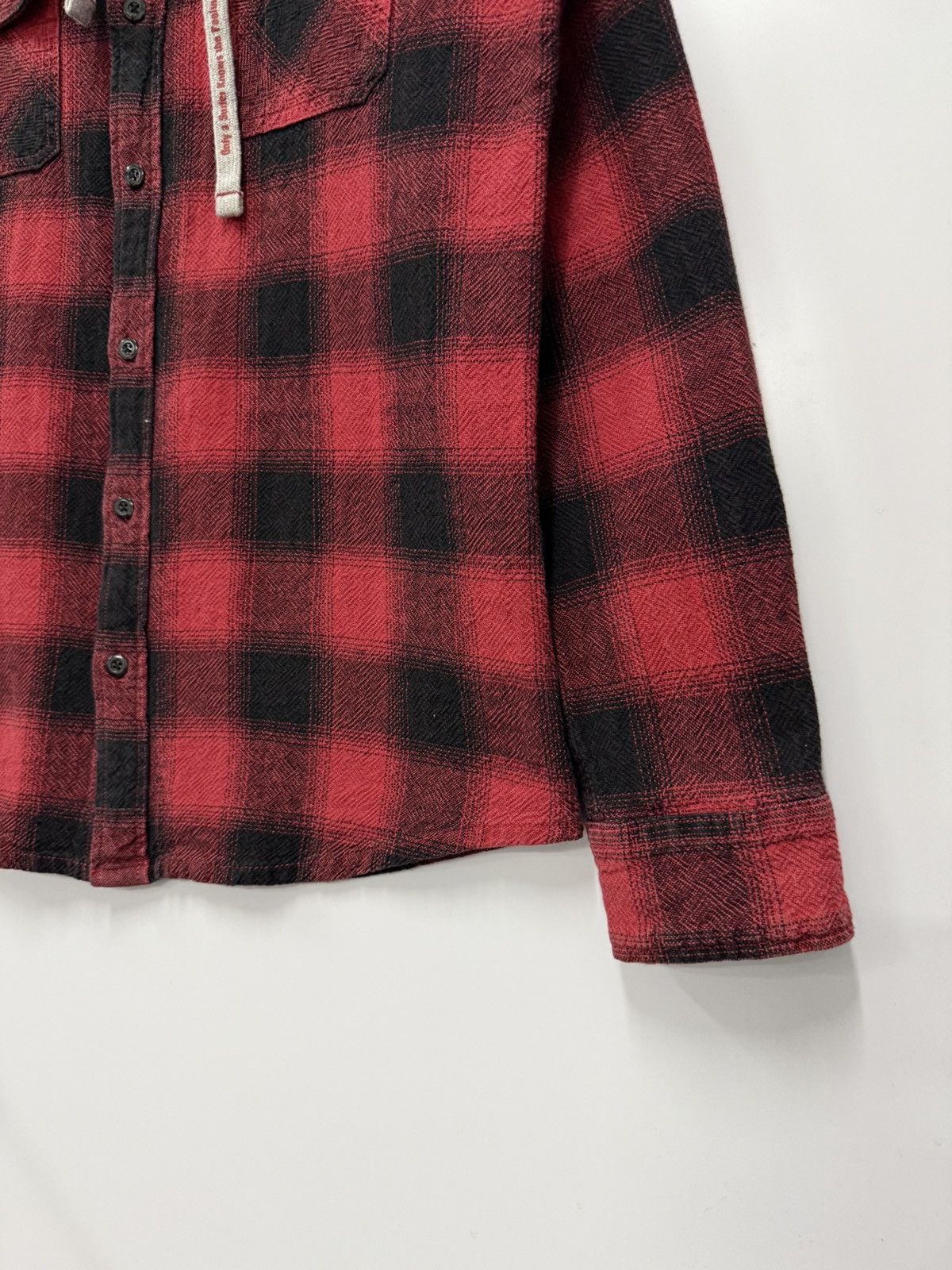 Billabong 🔥 Billabong Flannel Check Hoodie Sweat - L Size US M / EU 48-50 / 2 - 2 Thumbnail