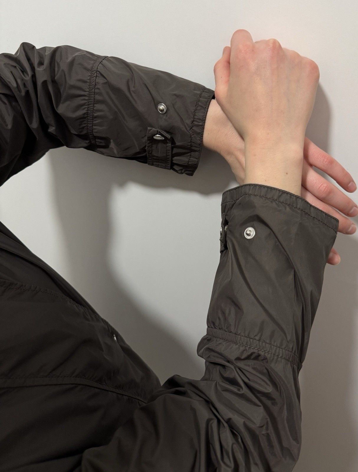 Moncler Vintage Moncler Womens Light Nylon Jacket Rain size 1 Size S / US 4 / IT 40 - 12 Thumbnail