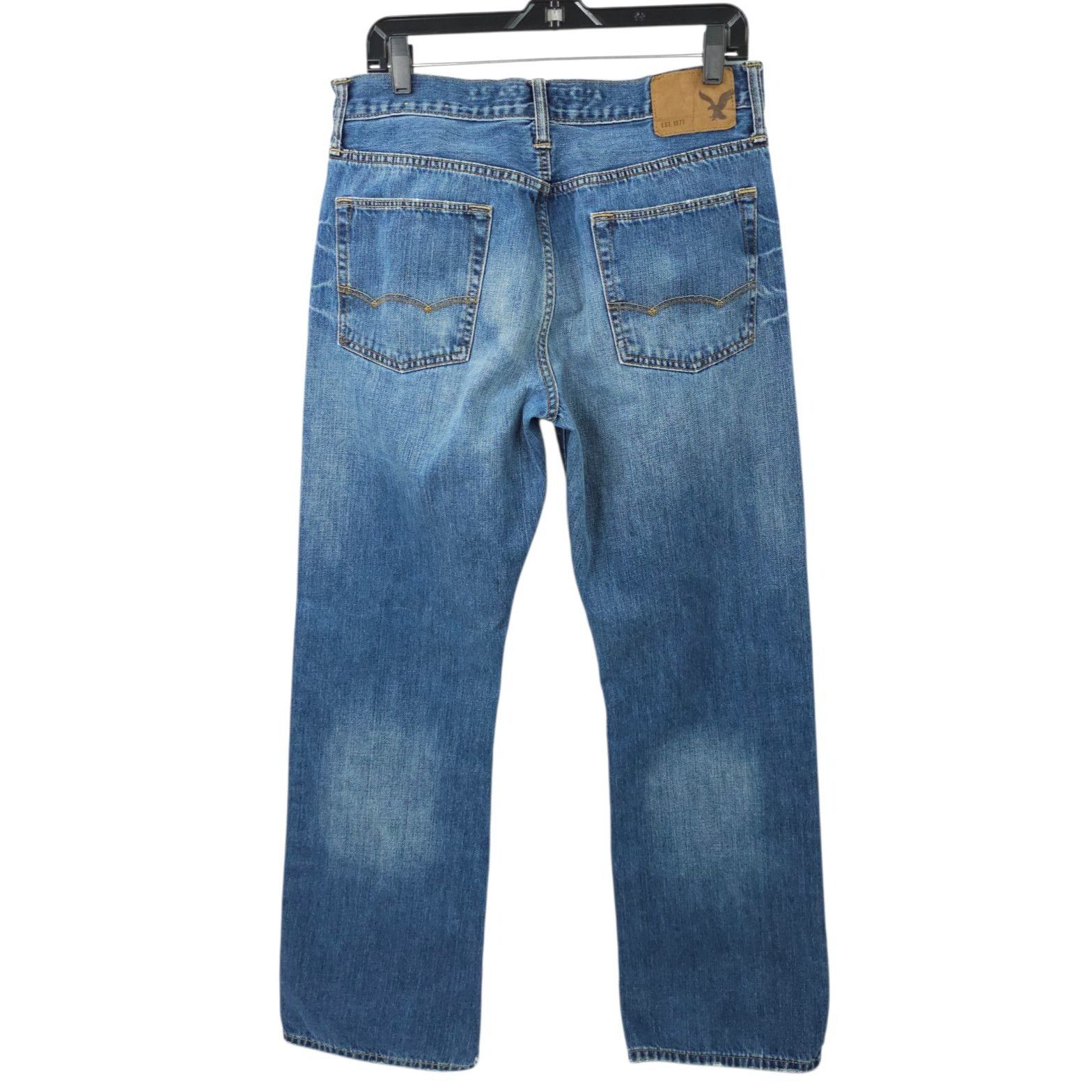 American Eagle Outfitters American Eagle Bootcut Jeans Mens 32x34 (Fit 32x32) Whisker Size US 32 / EU 48 - 2 Thumbnail
