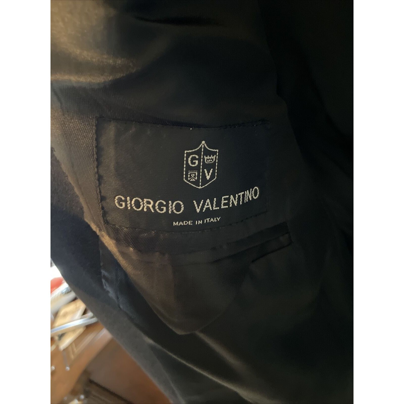 Valentino Valentino Pure Cashmere Black Blazer Sport Coat 42R/52R Size 42R - 5 Thumbnail