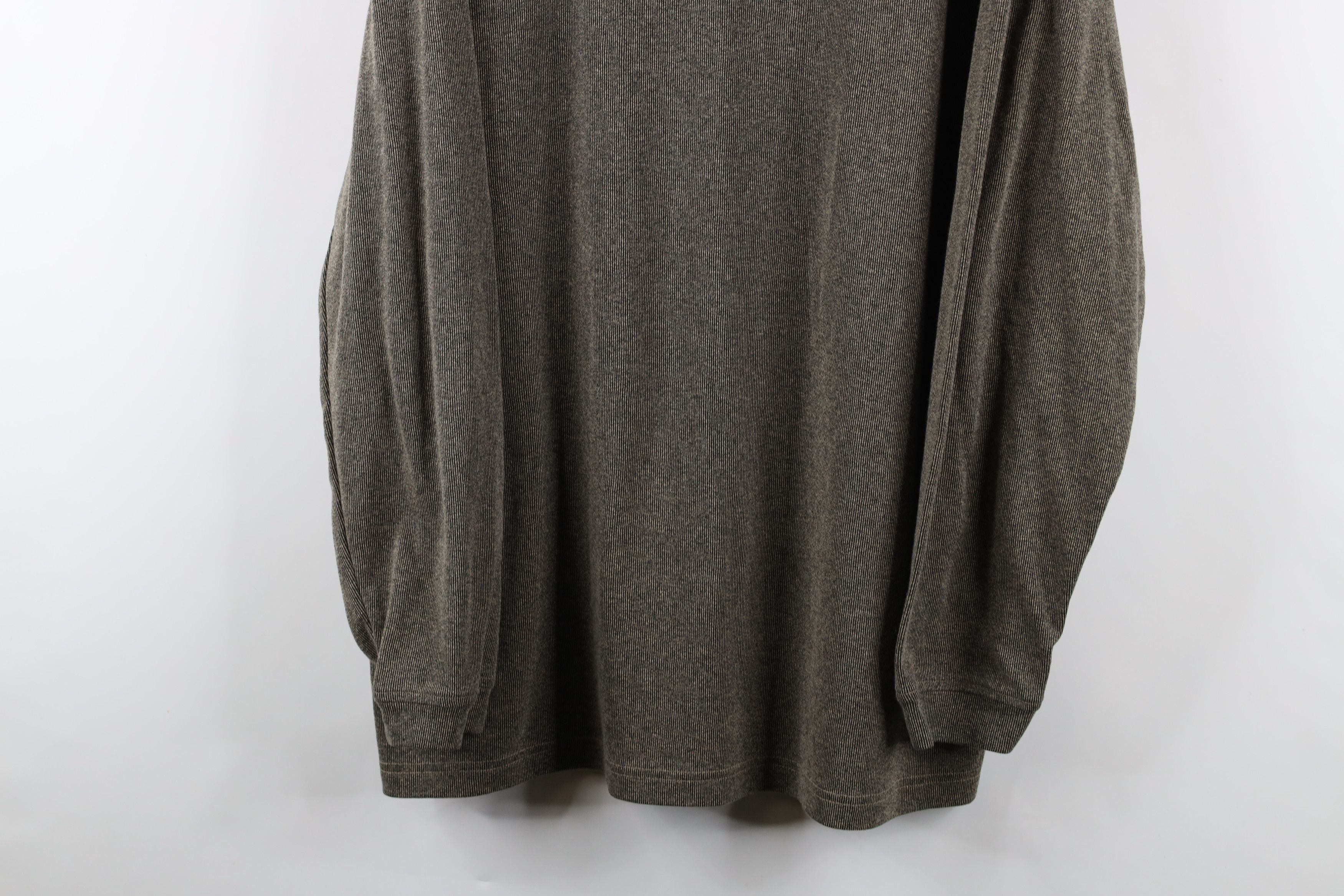 Vintage Vintage 90s Streetwear Ribbed Mock Neck Long Sleeve T-Shirt Size US XXL / EU 58 / 5 - 3 Thumbnail