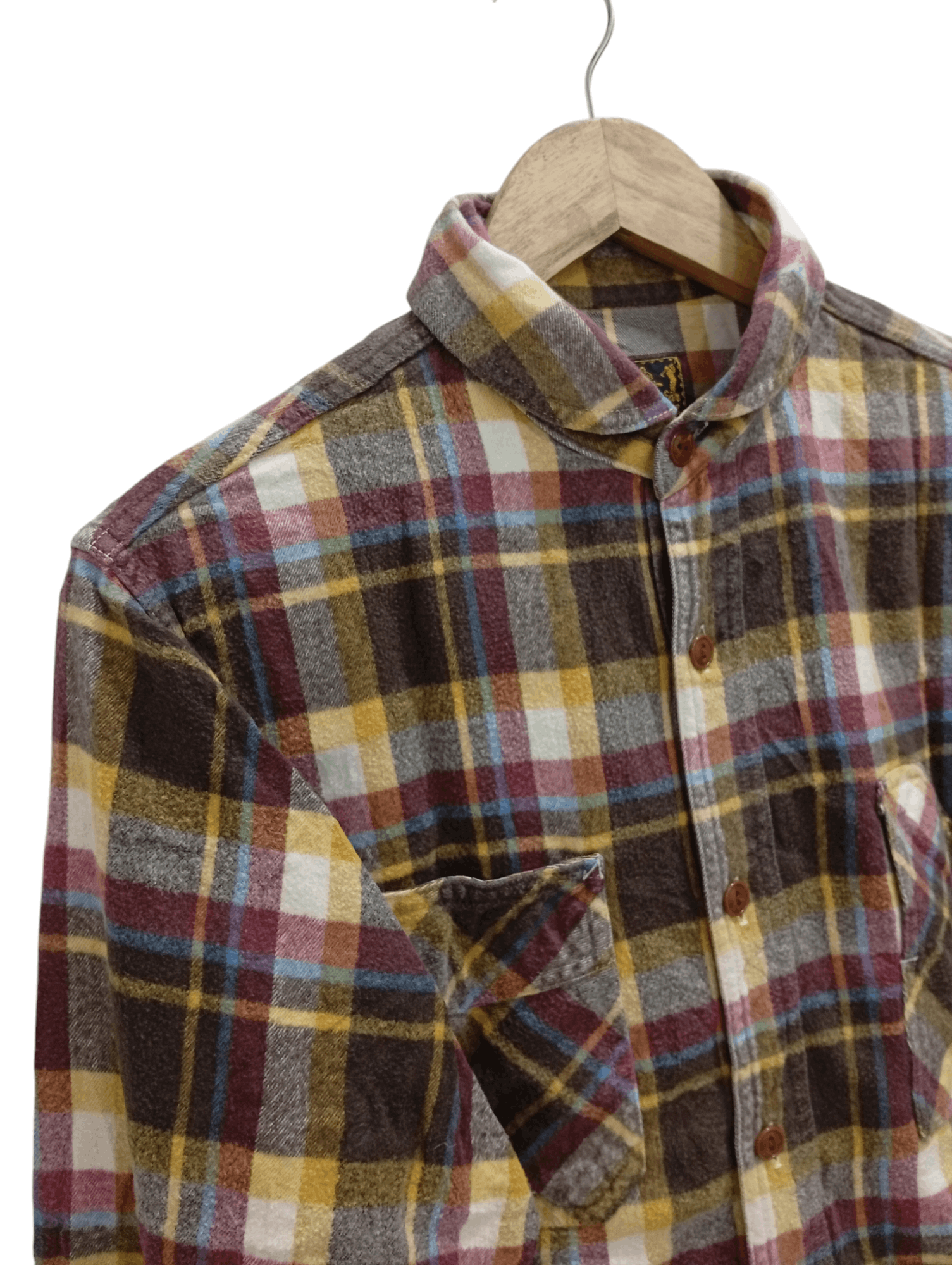 Cushman × Japanese Brand × Vintage 🔥🔥Cushman Plaid Flannel Shirt Size US M / EU 48-50 / 2 - 8 Thumbnail