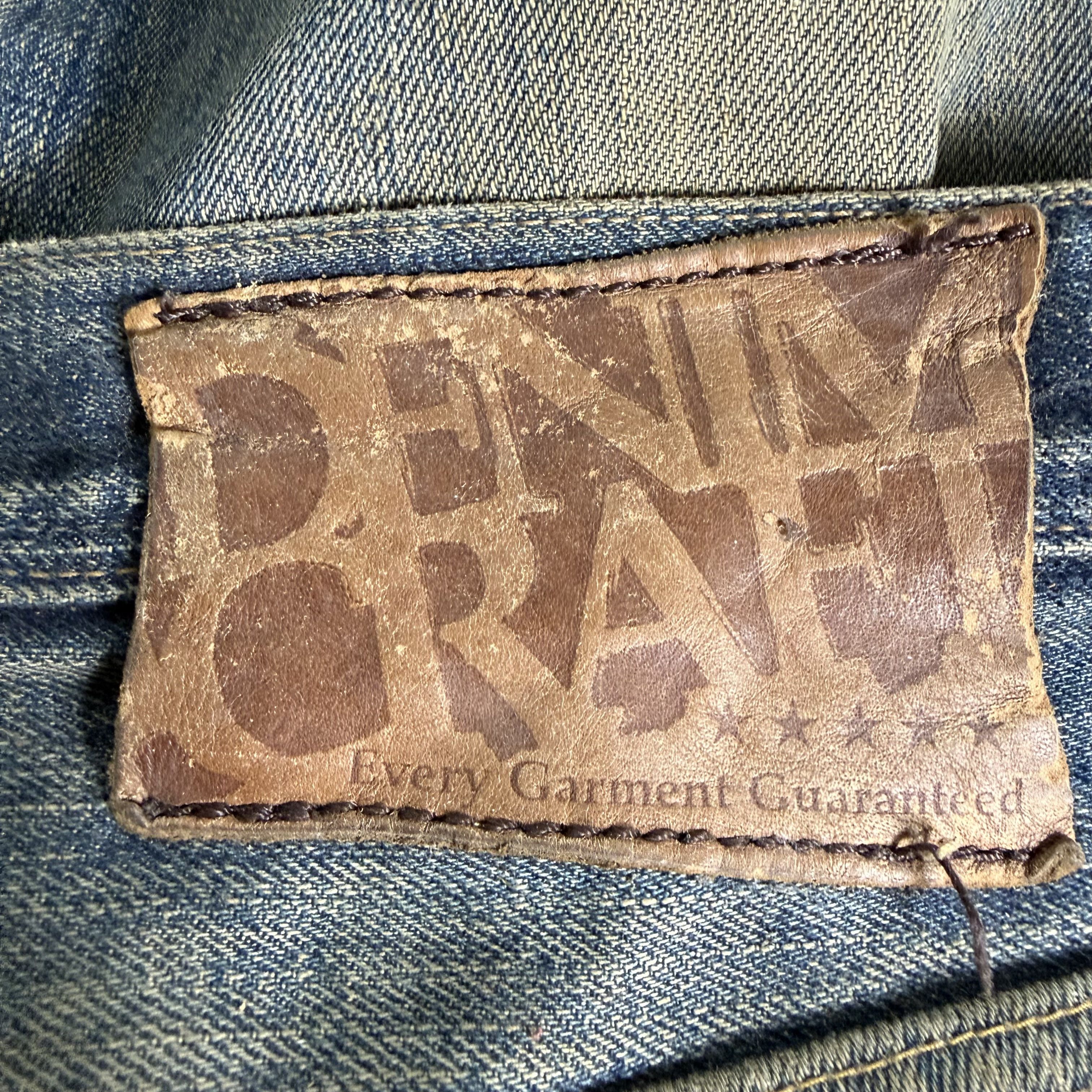 If Six Was Nine 🔥RARE🔥Denim Craft Japan Ripped Bootcut Selvedge Jeans Size US 32 / EU 48 - 8 Thumbnail